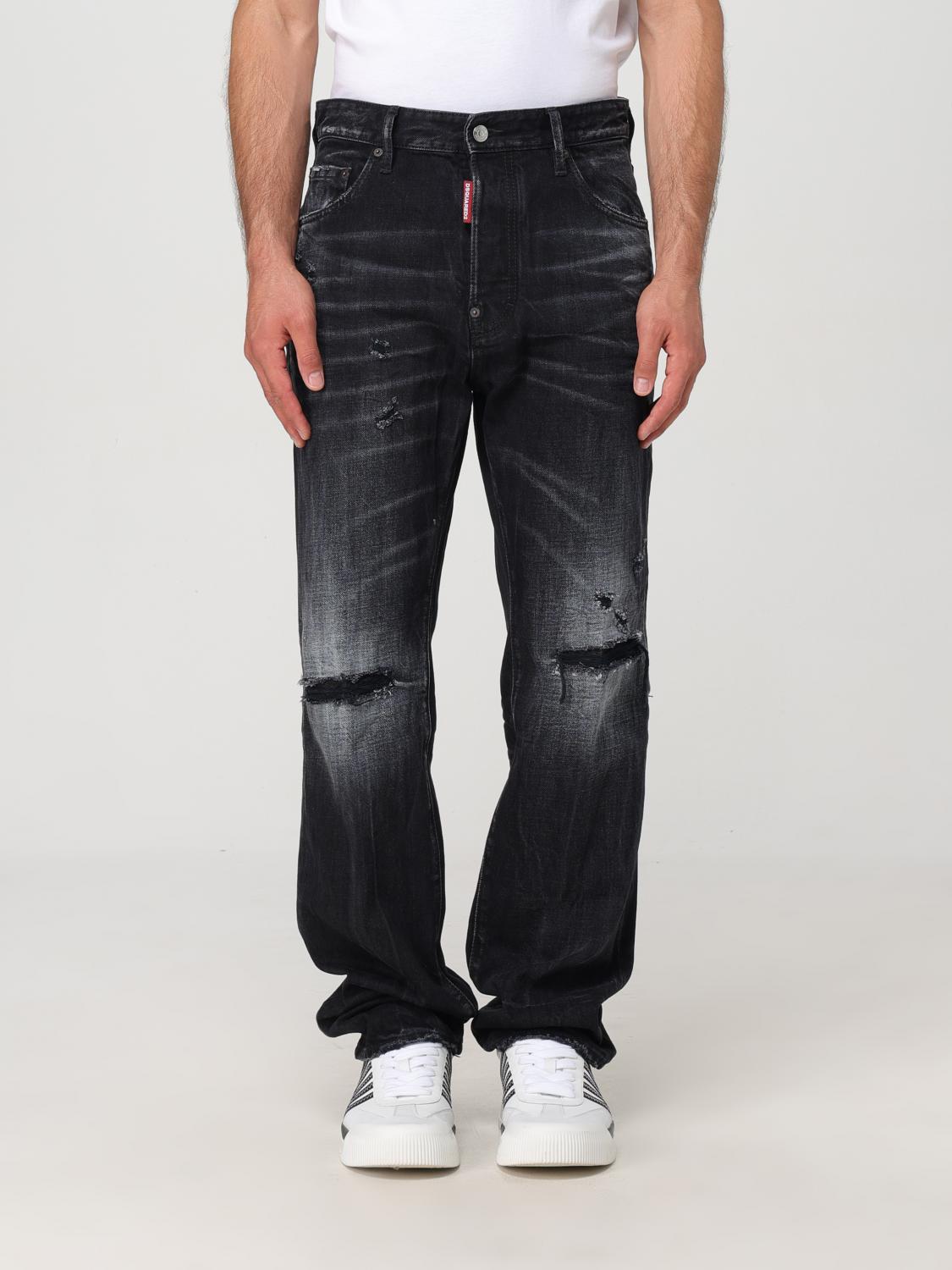 DSQUARED2 JEANS: Jeans men Dsquared2, Black - Img 1