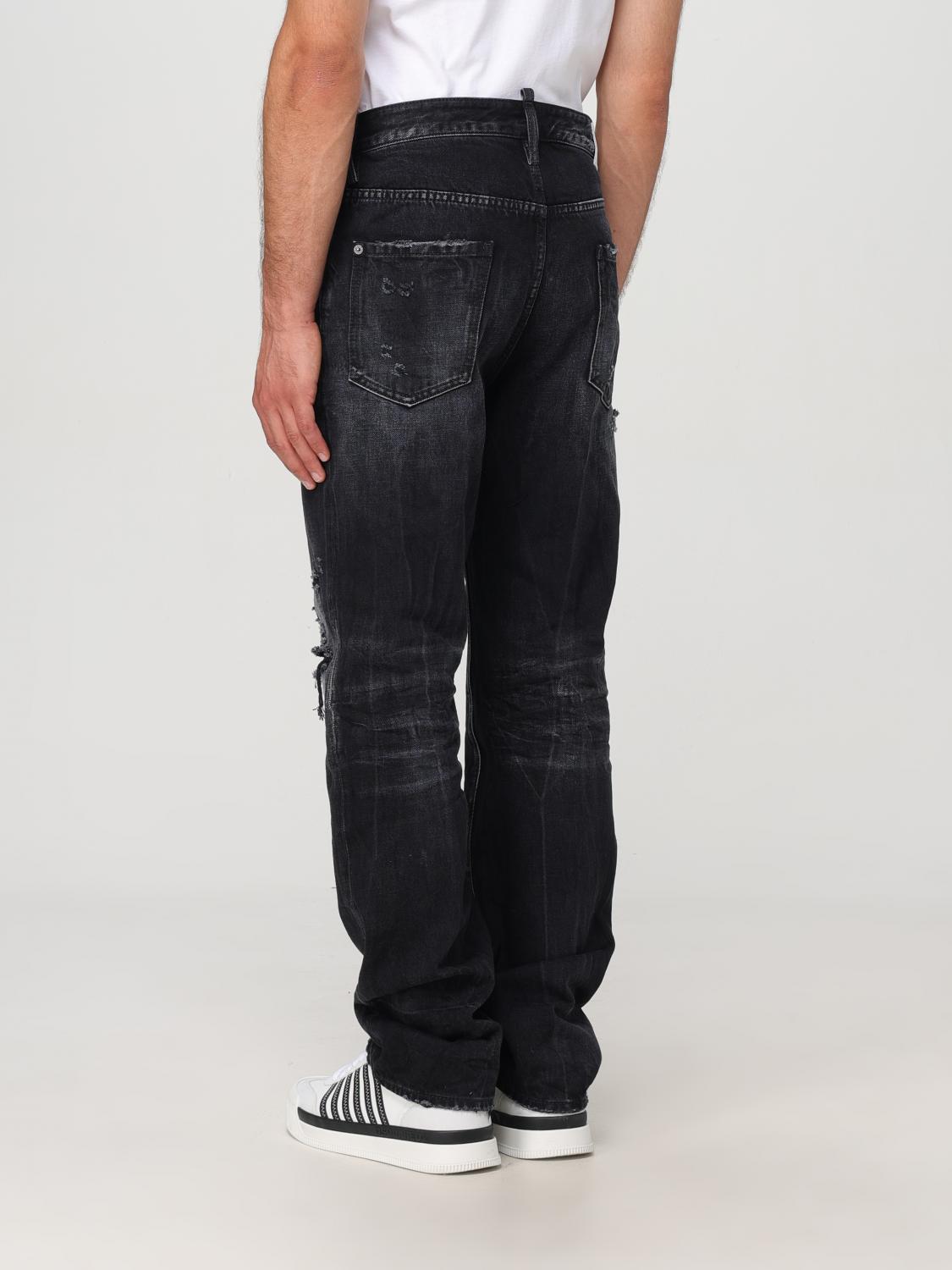 DSQUARED2 JEANS: Jeans men Dsquared2, Black - Img 3