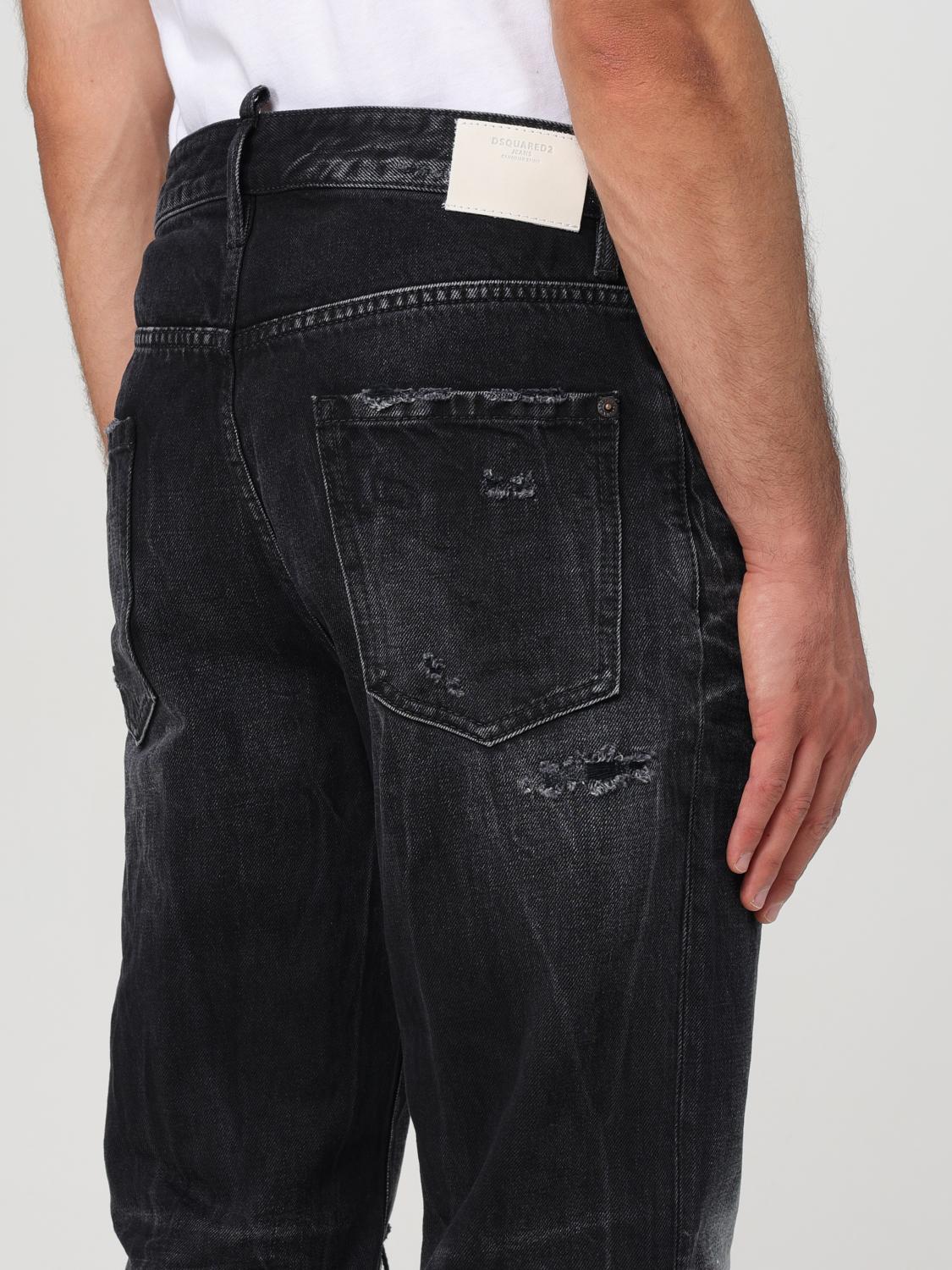 DSQUARED2 JEANS: Jeans men Dsquared2, Black - Img 4