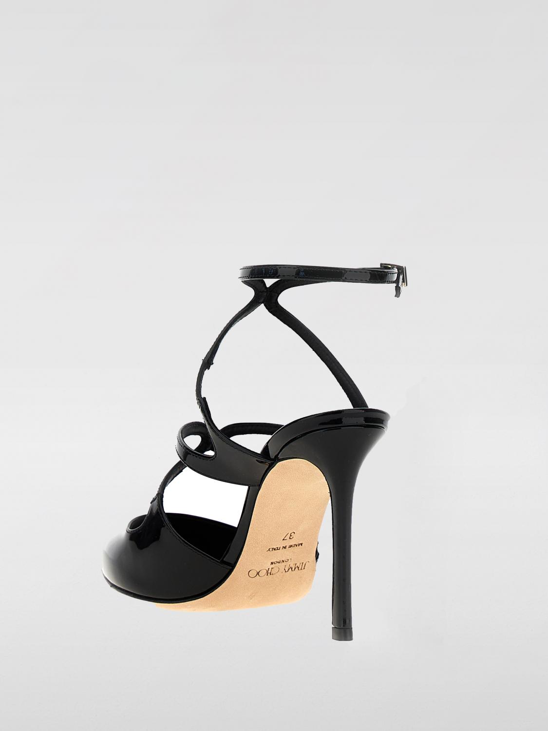 Jimmy Choo 高跟鞋女士- 黑色| AZIA PUMP 95 PAT | GIGLIO.COM