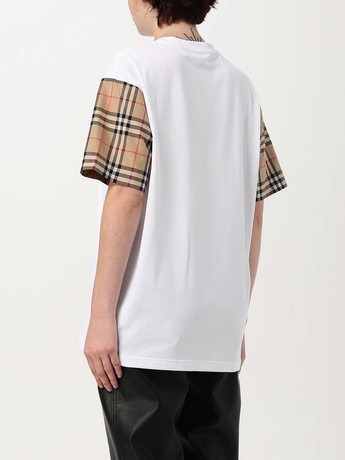 BURBERRY T-SHIRT: Top femme Burberry, Blanc - Img 3