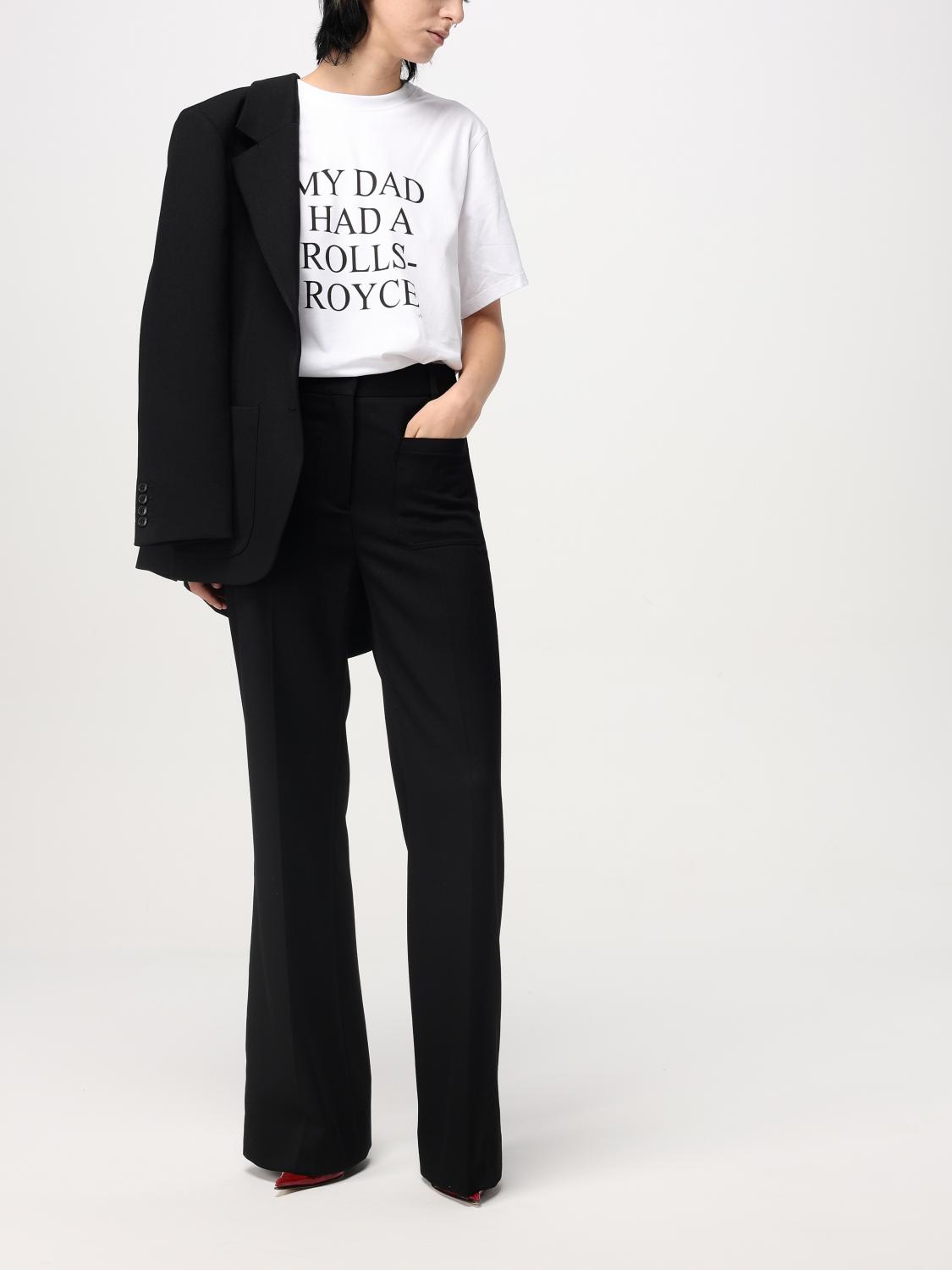 パンツ VICTORIA VICTORIA BECKHAM Woman Pants Black TR005115A BLACK Victoria Victoria Beckham Outlet: Pants woman - Black