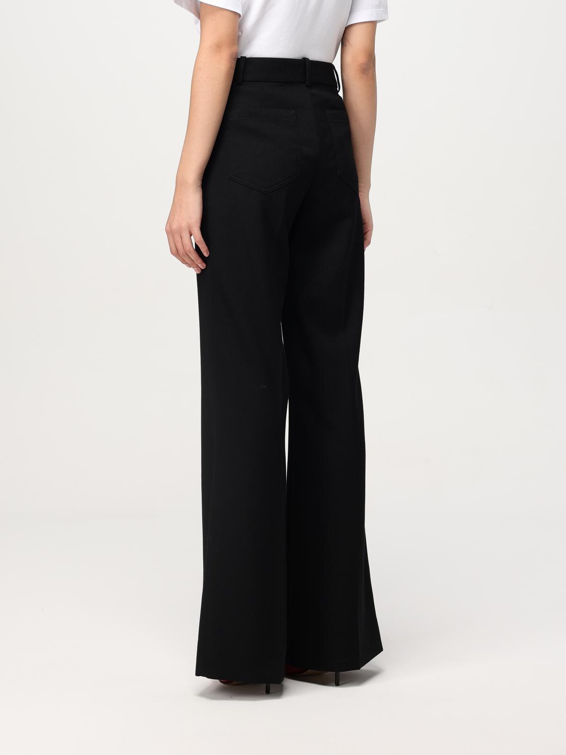 パンツ VICTORIA VICTORIA BECKHAM Woman Pants Black TR005115A BLACK Victoria Victoria Beckham Outlet: Pants woman - Black