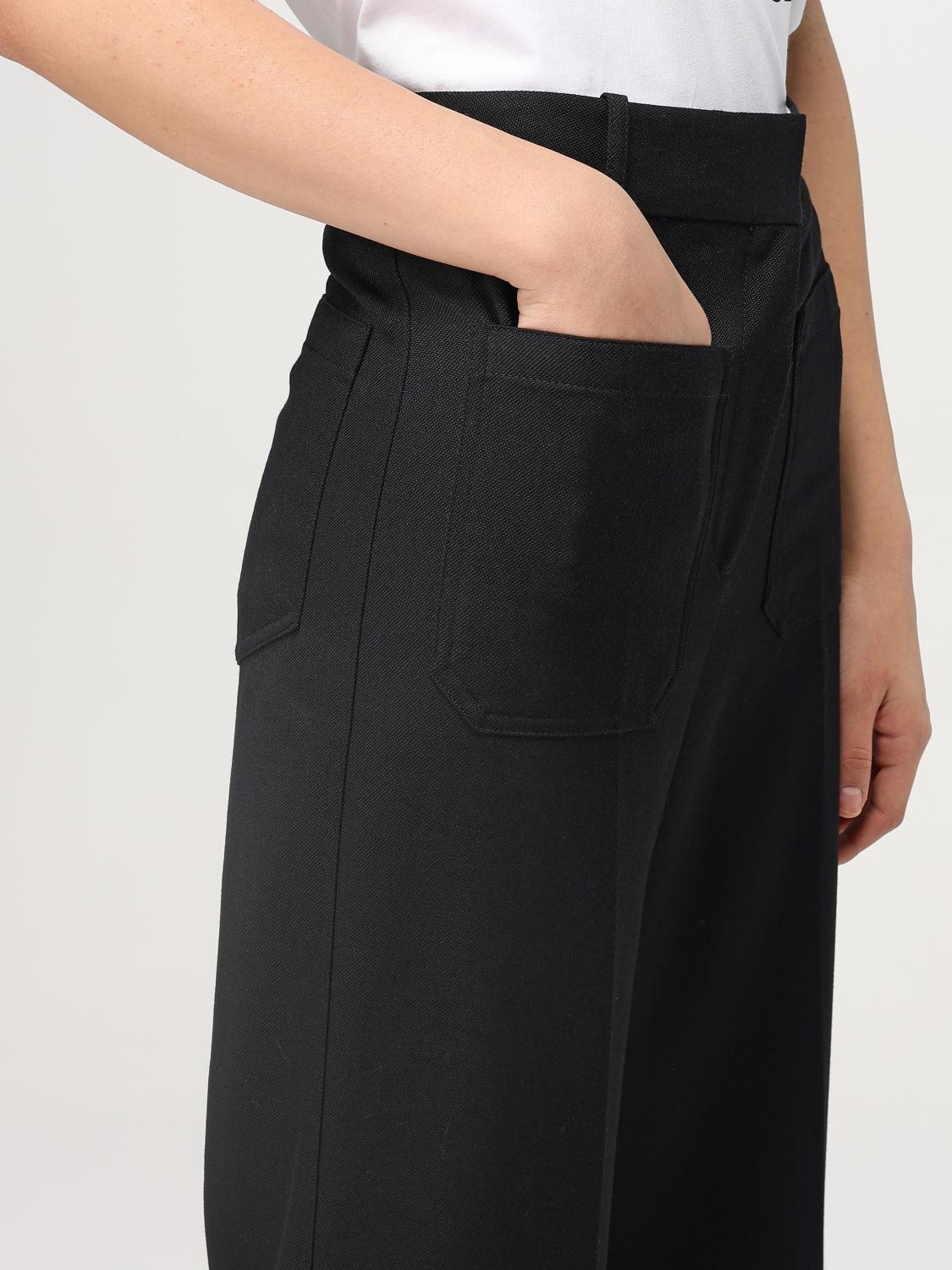 パンツ VICTORIA VICTORIA BECKHAM Woman Pants Black TR005115A BLACK Victoria Victoria Beckham Outlet: Pants woman - Black