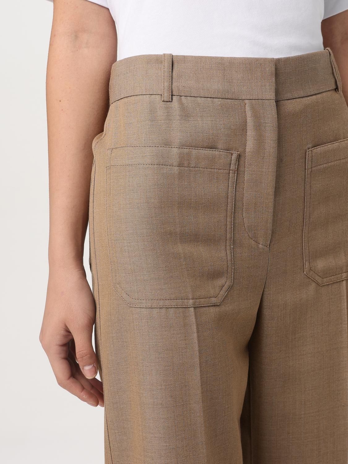 VICTORIA VICTORIA BECKHAM PANTALÓN: Pantalón mujer Victoria Victoria Beckham, Beige - Img 5