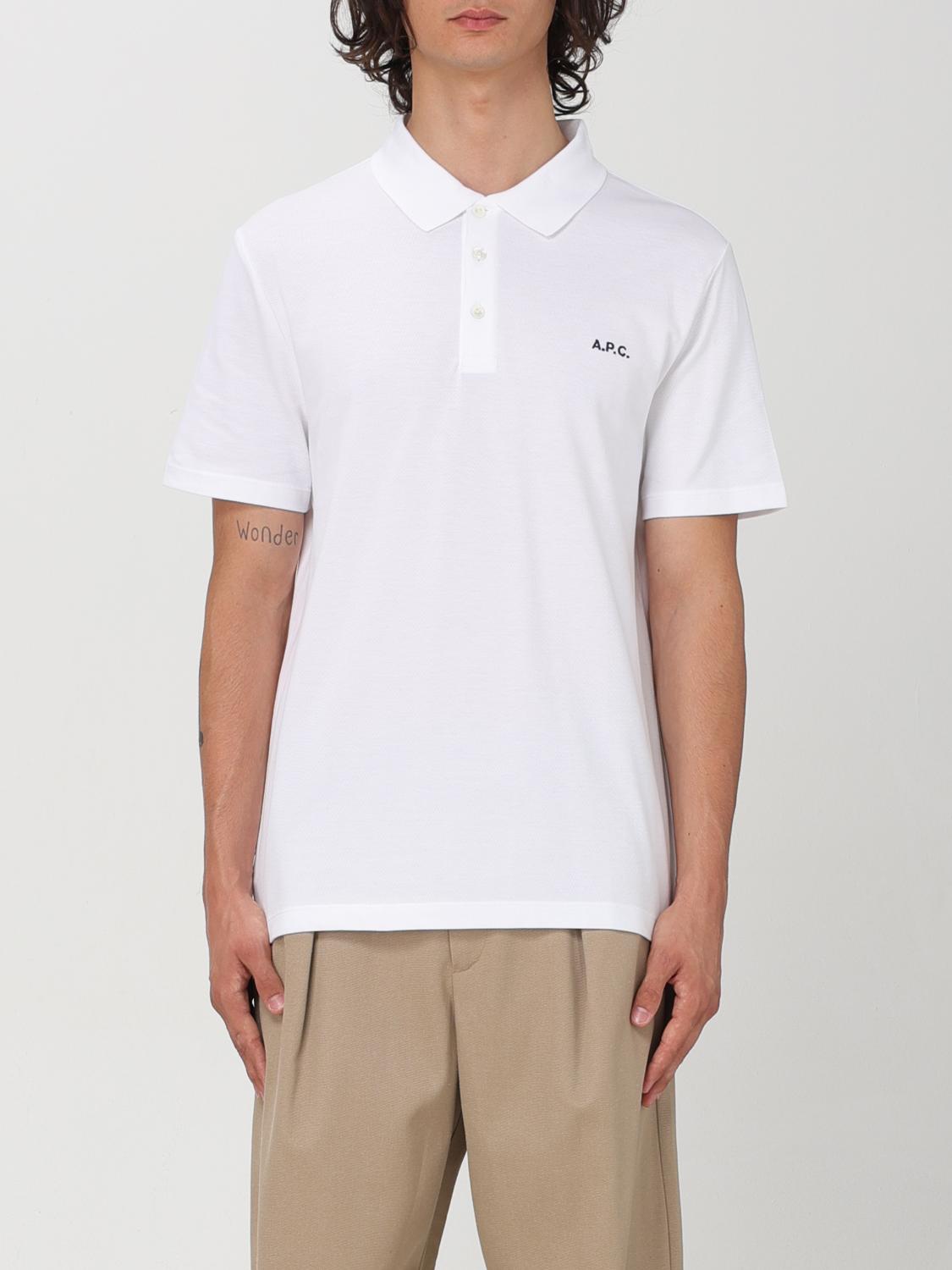 A.P.C. POLO: Polo homme A.P.C., Blanc - Img 1