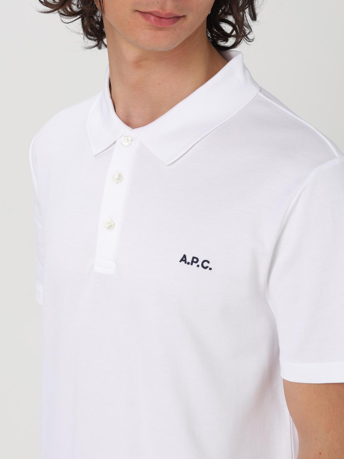 A.P.C. POLO: Polo homme A.P.C., Blanc - Img 4