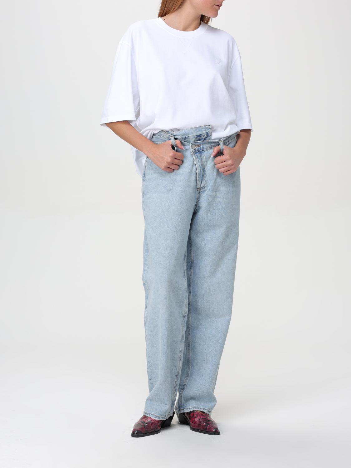 AGOLDE VAQUEROS: Vaquero mujer Agolde, Azul Oscuro - Img 2
