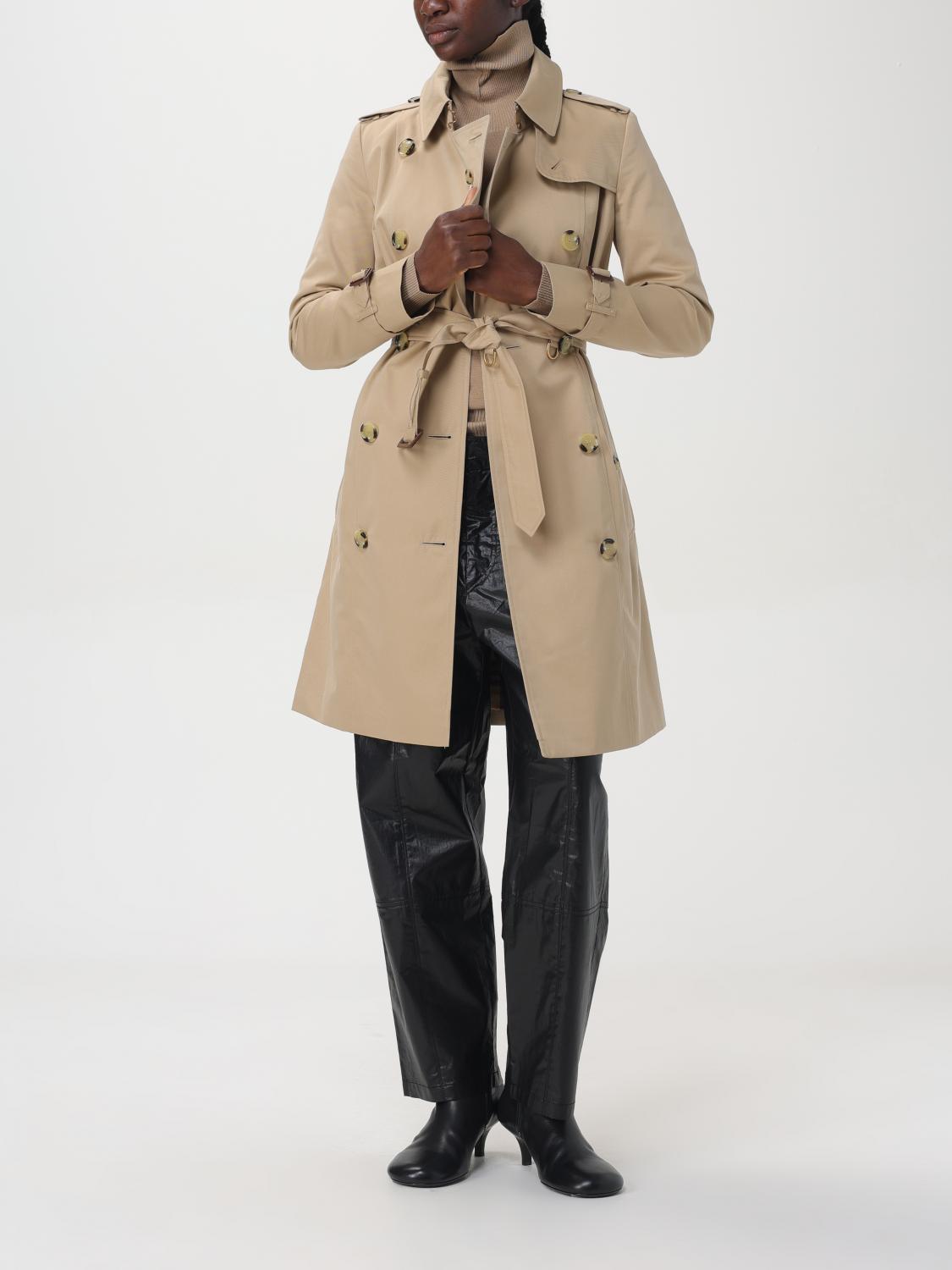 Burberry トレンチコート レディース - ベージュ | 8079404 | GIGLIO.COM