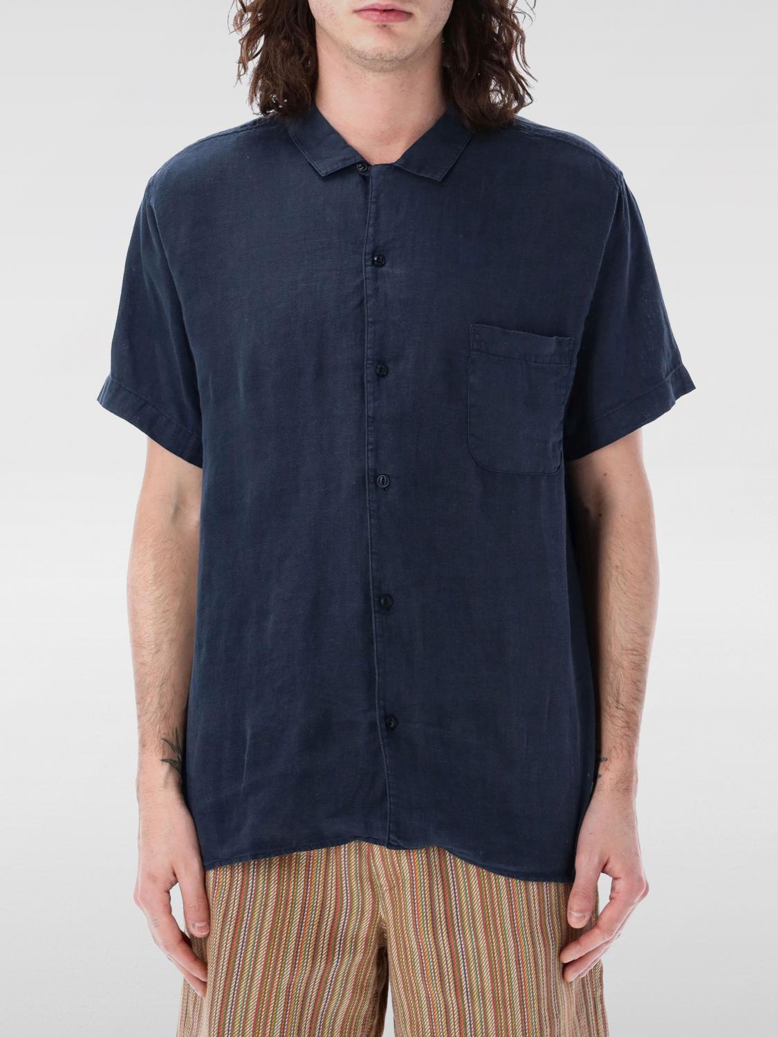 YMC: T-shirt men - Blue | Ymc shirt P2WAVL online at GIGLIO.COM