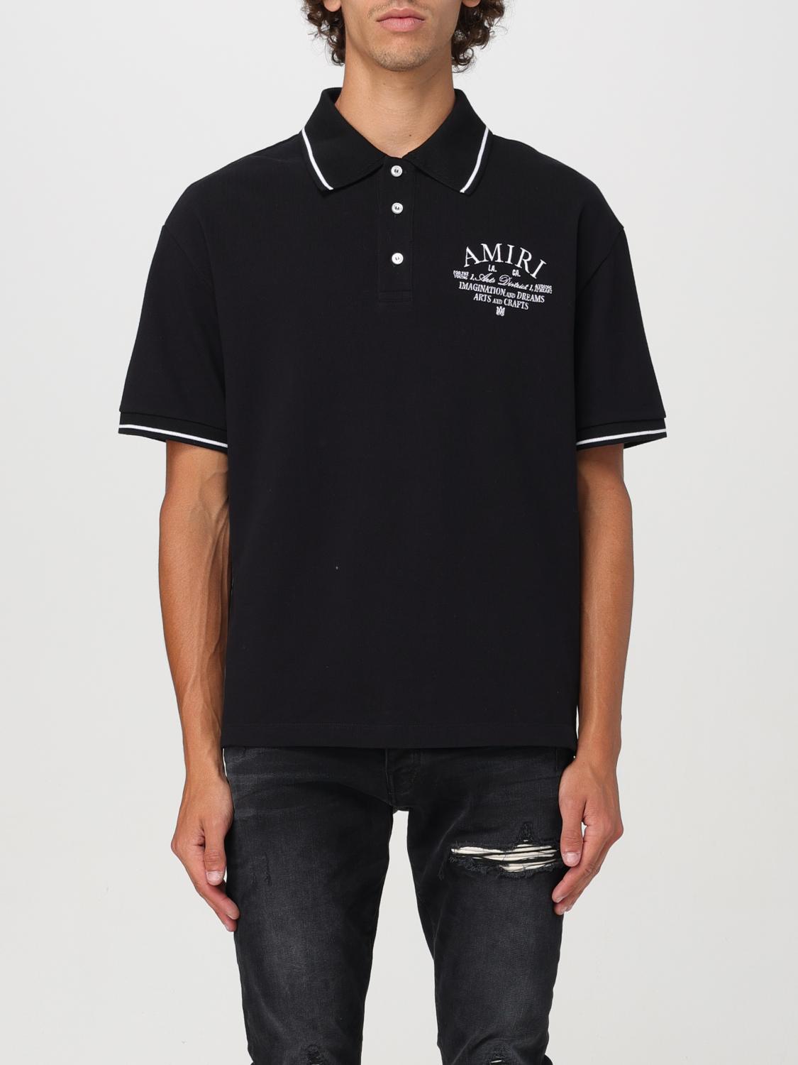 AMIRI POLO: Polo hombre Amiri, Negro - Img 1