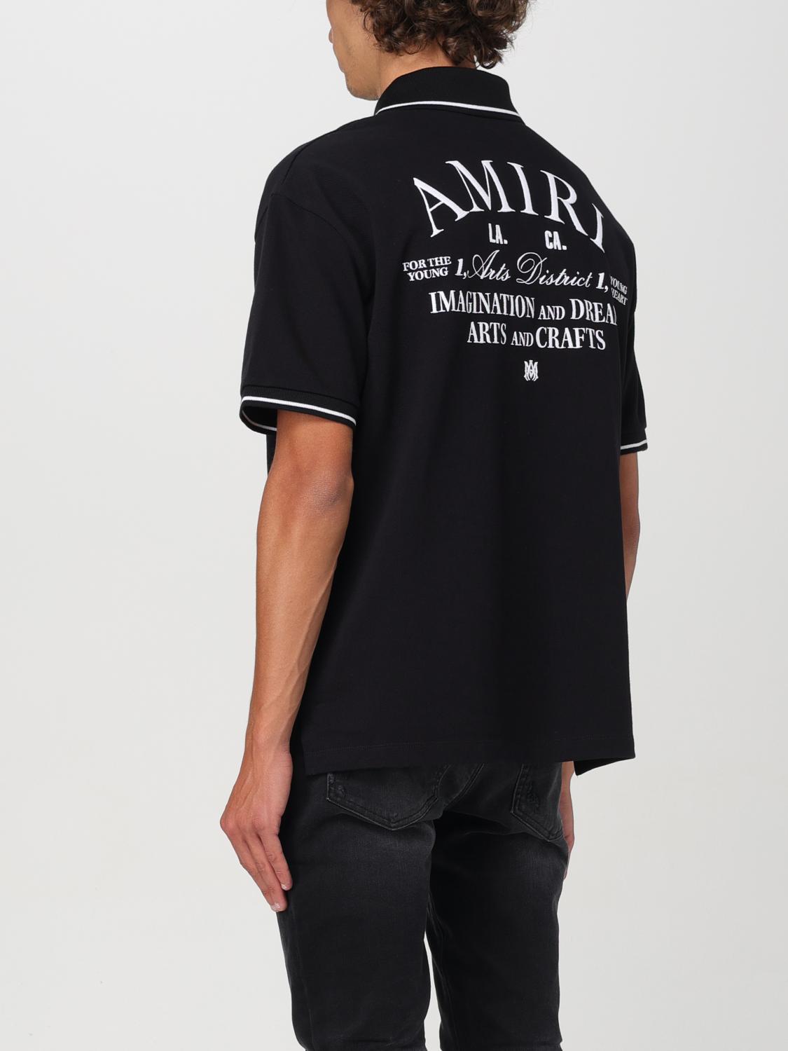 AMIRI POLO: Polo hombre Amiri, Negro - Img 2
