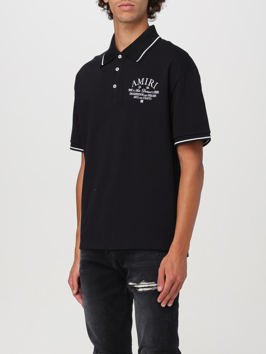AMIRI POLO: Polo hombre Amiri, Negro - Img 3