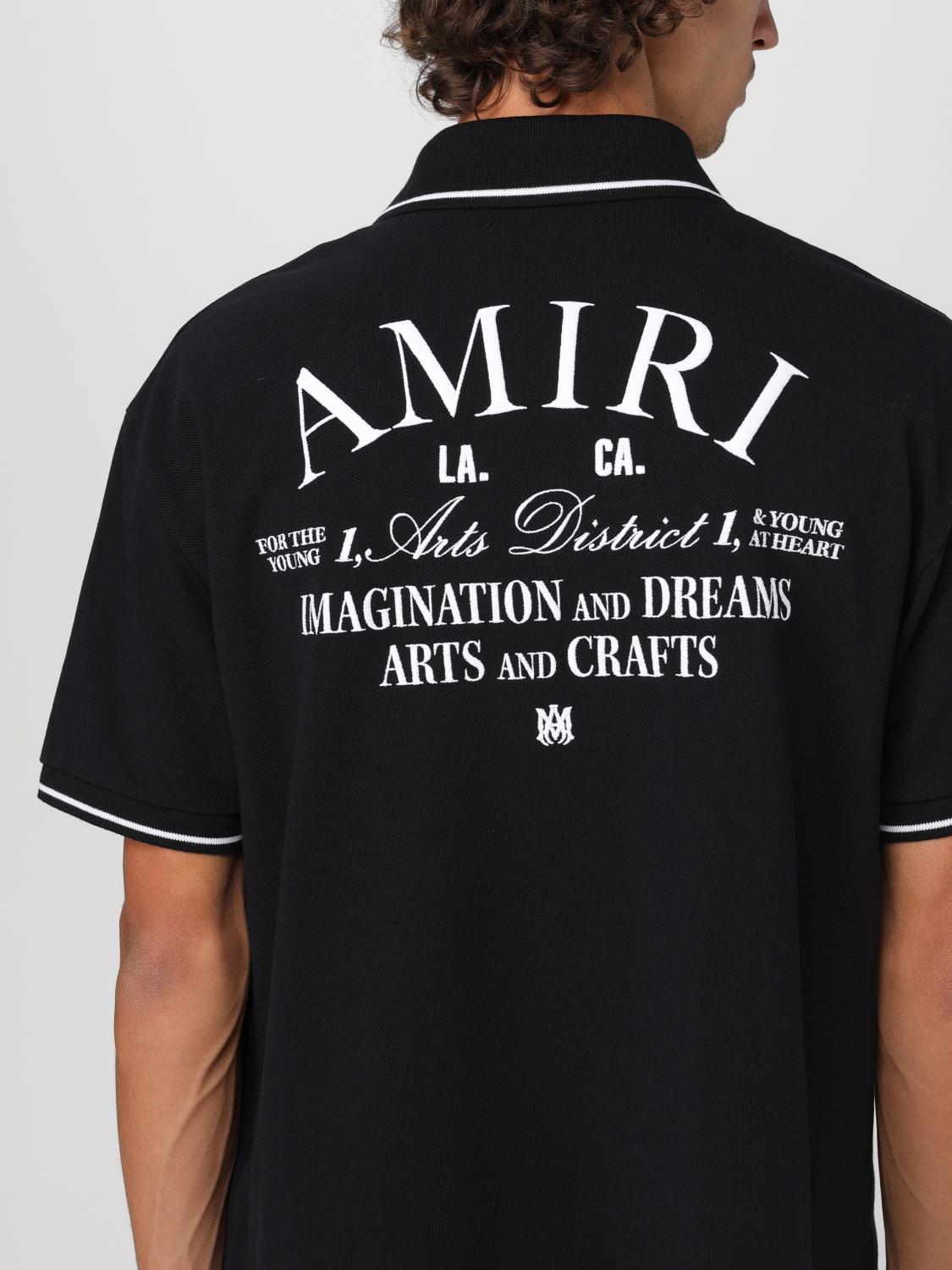 AMIRI POLO: Polo hombre Amiri, Negro - Img 4