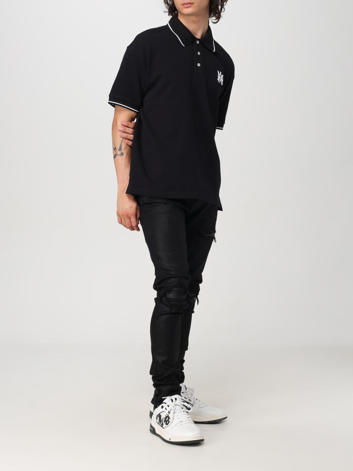 Amiri ポロシャツ メンズ - ブラック | AMJYPO1009 | GIGLIO.COM