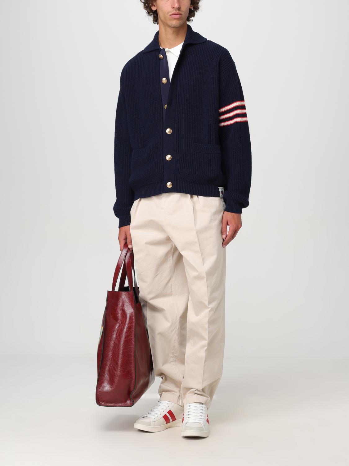 BALLY 针织开衫: 西服外套 男士 Bally, 蓝色 - Img 2