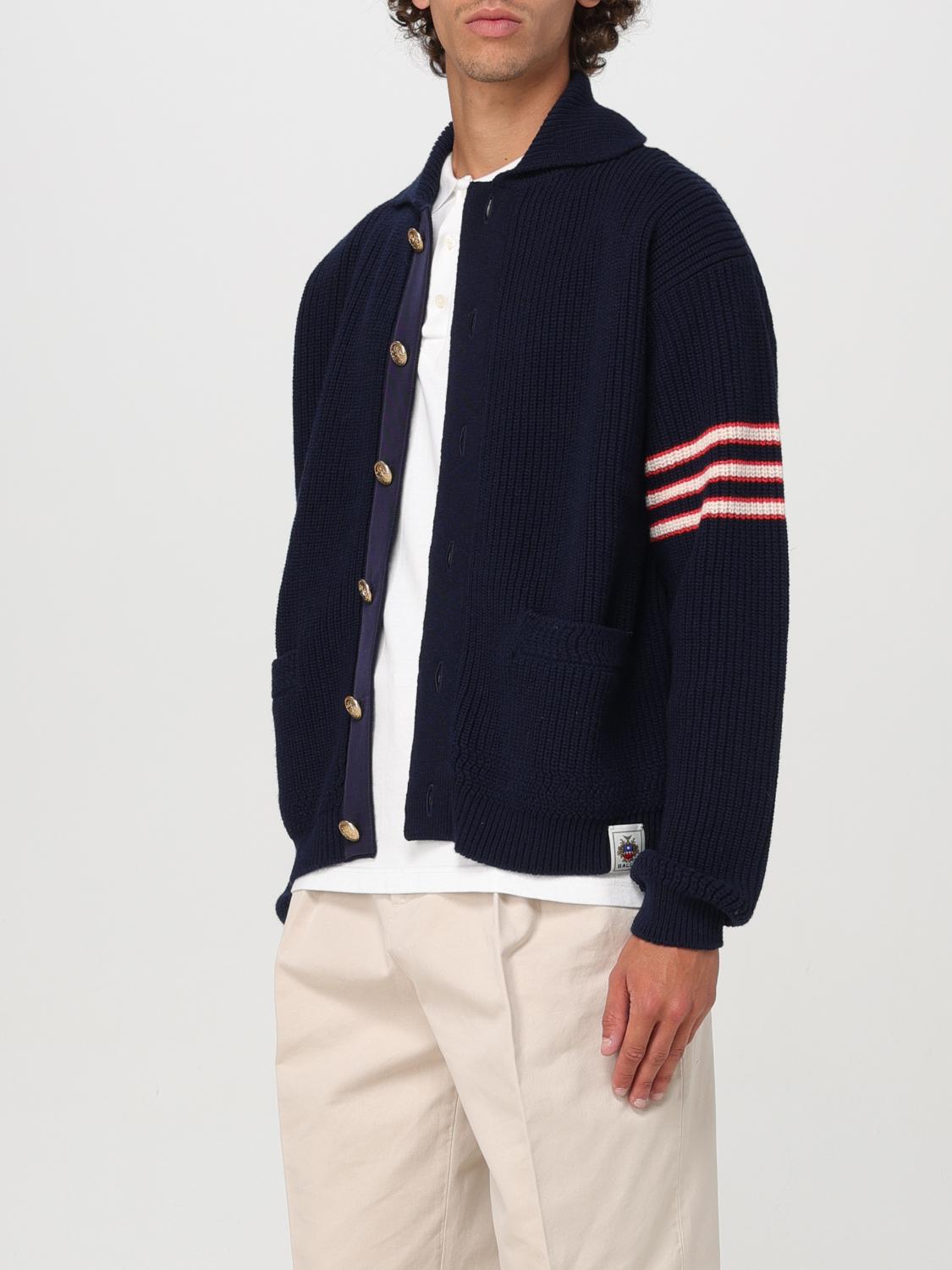 BALLY 针织开衫: 西服外套 男士 Bally, 蓝色 - Img 4