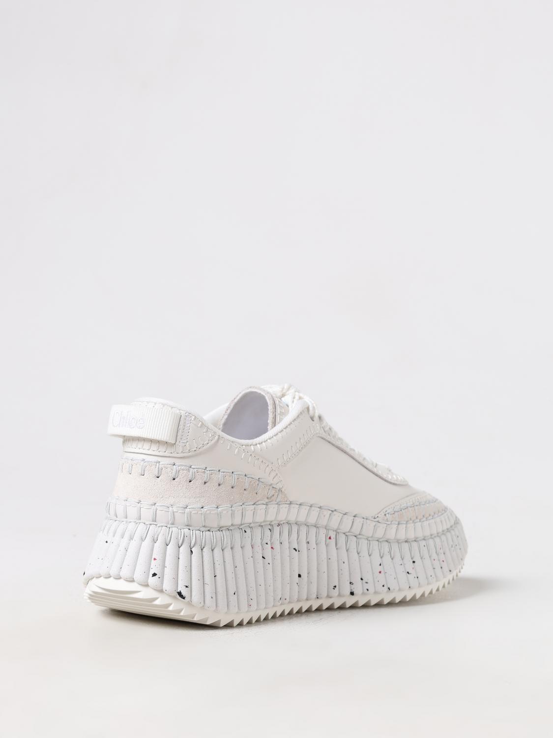 CHLOÉ BASKETS: Baskets femme ChloÉ, Blanc - Img 3