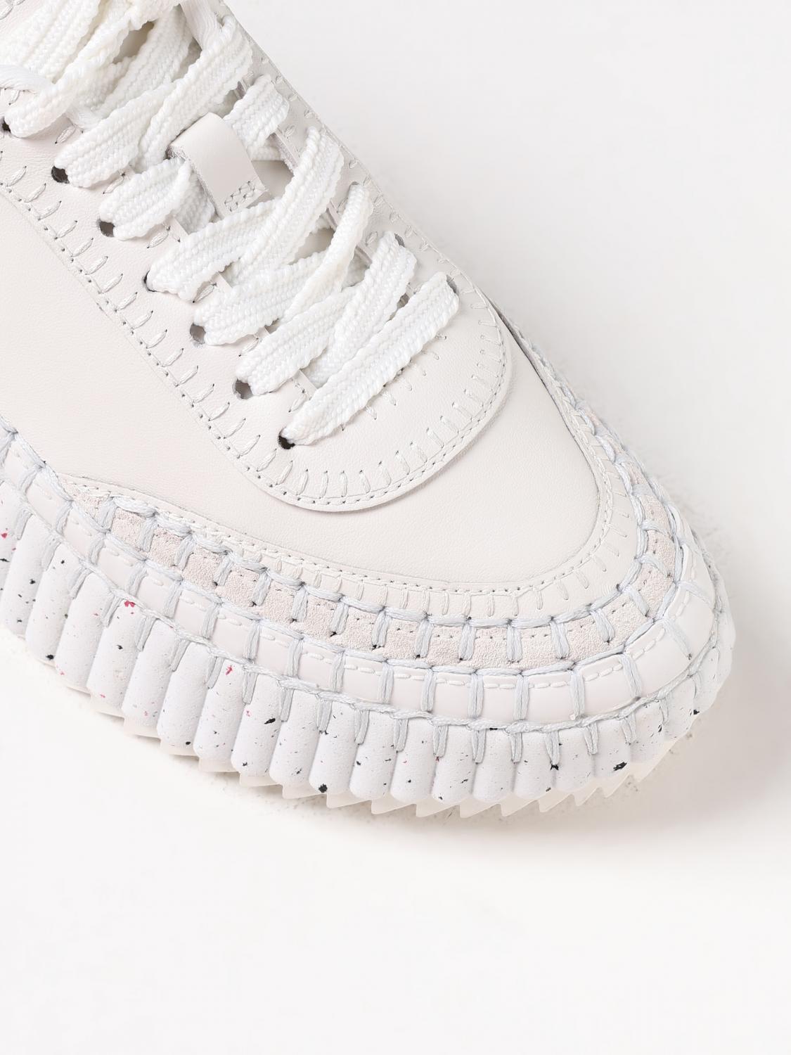 CHLOÉ BASKETS: Baskets femme ChloÉ, Blanc - Img 4