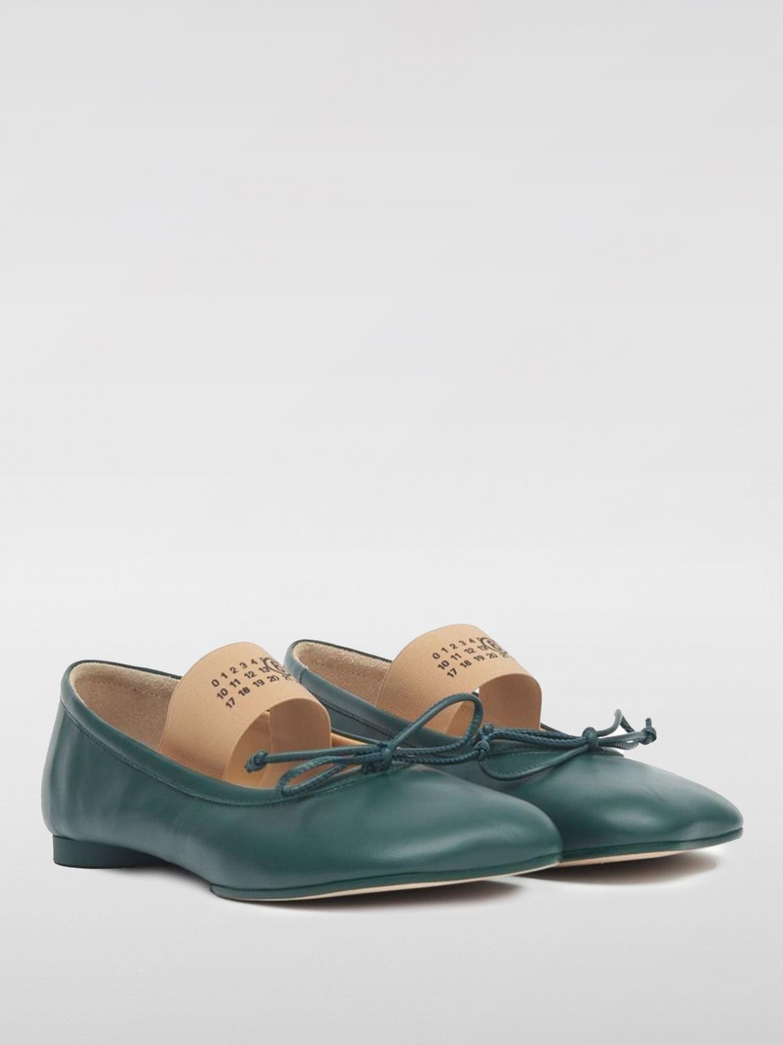 MM6 MAISON MARGIELA MANOLETINAS: Manoletinas mujer Mm6 Maison Margiela, Verde - Img 2