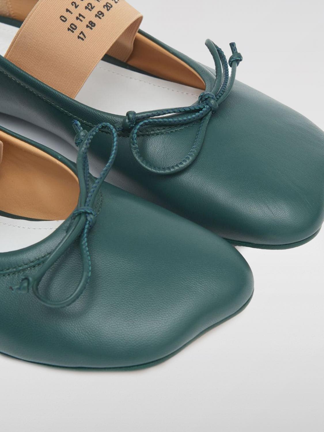 MM6 MAISON MARGIELA MANOLETINAS: Manoletinas mujer Mm6 Maison Margiela, Verde - Img 4