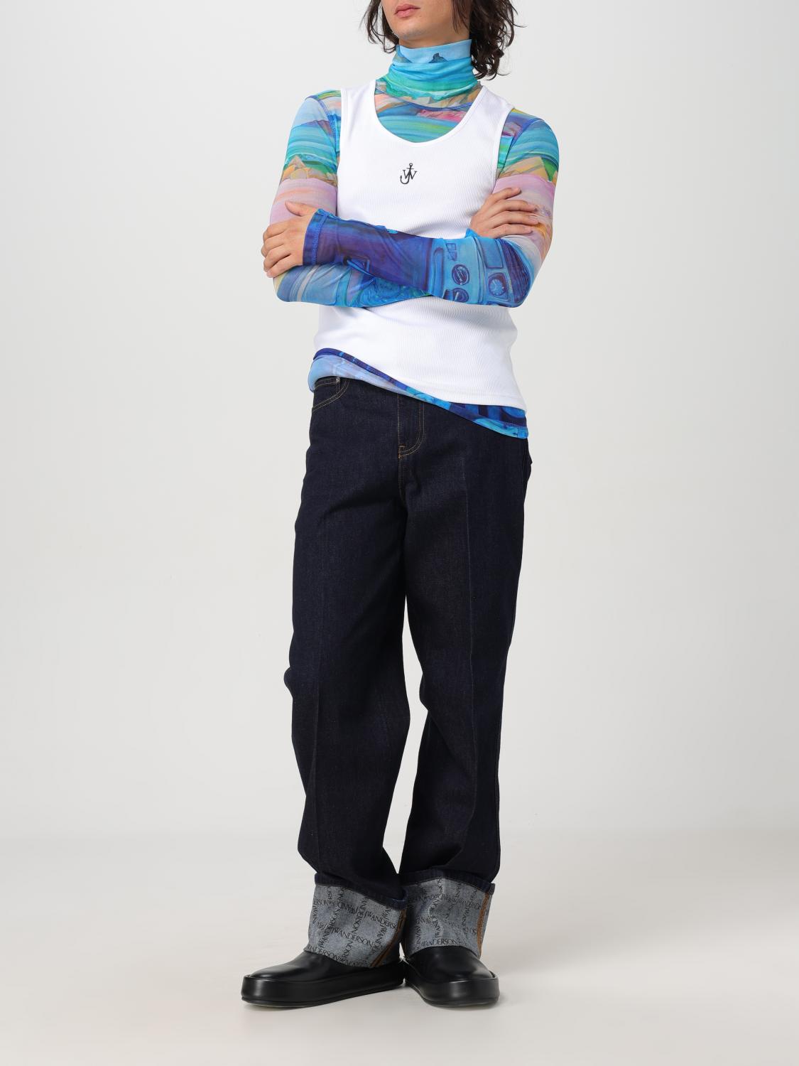 Jw Anderson タンクトップ メンズ - ホワイト | JO0228PG1512 | GIGLIO.COM
