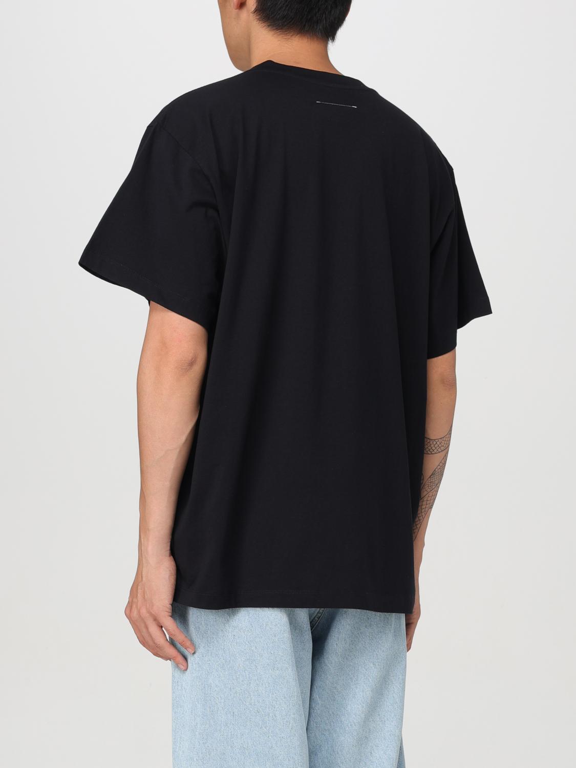 Mm6 Maison Margiela Tシャツ メンズ - ブラック | SH0GC0032S24312