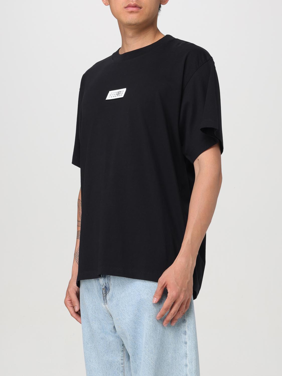 Mm6 Maison Margiela Tシャツ メンズ - ブラック | SH0GC0032S24312