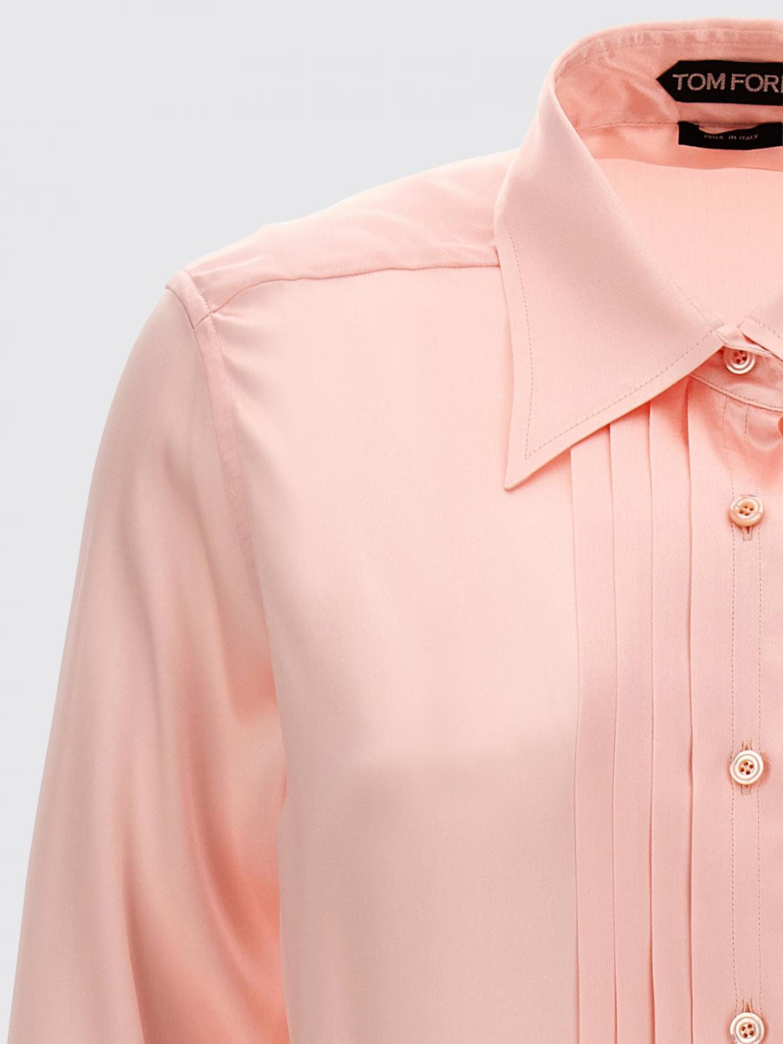 TOM FORD CAMICIA: Camicia di seta Tom Ford, Rosa - Img 3