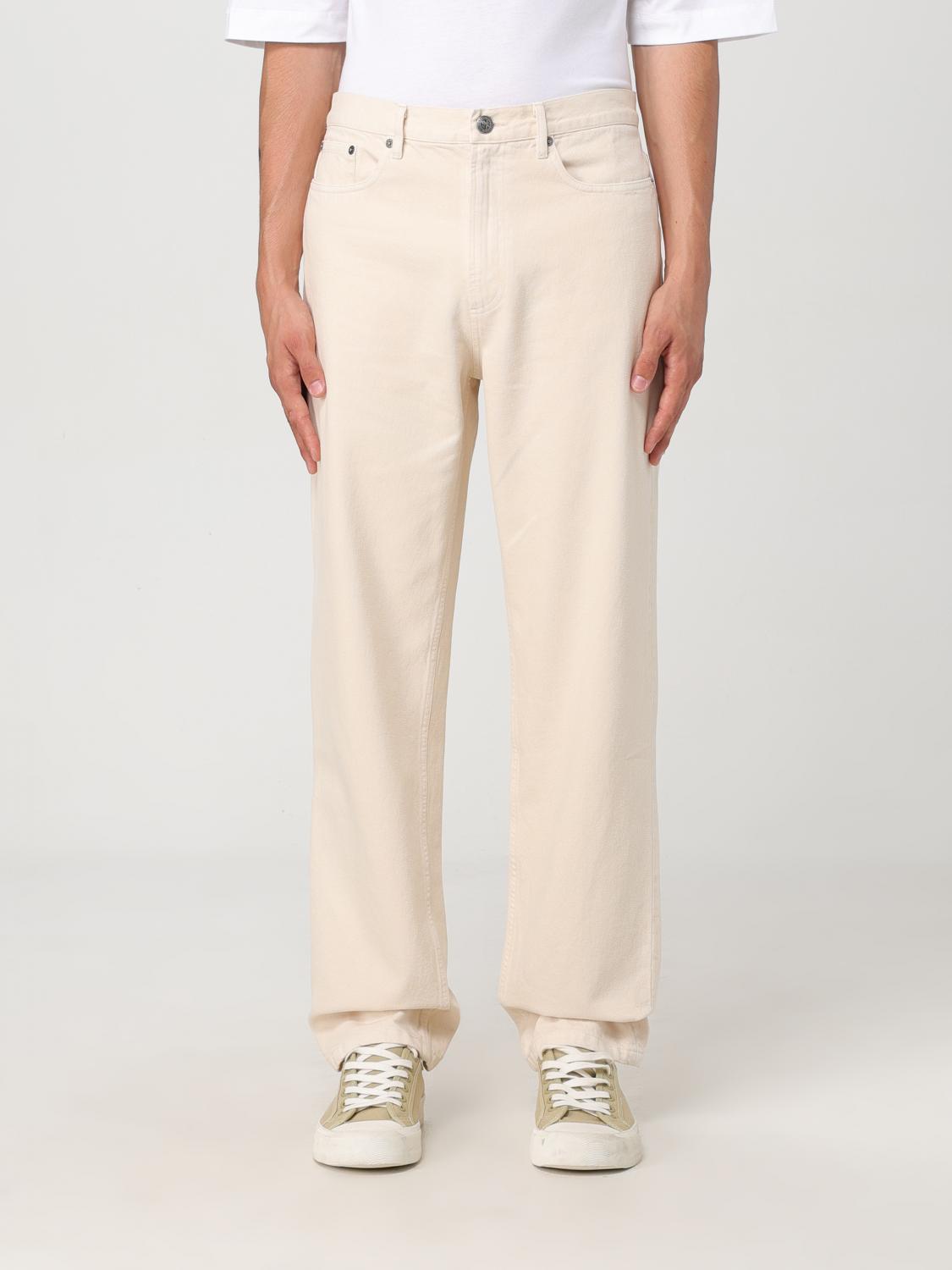 A.P.C. JEANS: Jeans homme A.P.C., Beige - Img 1