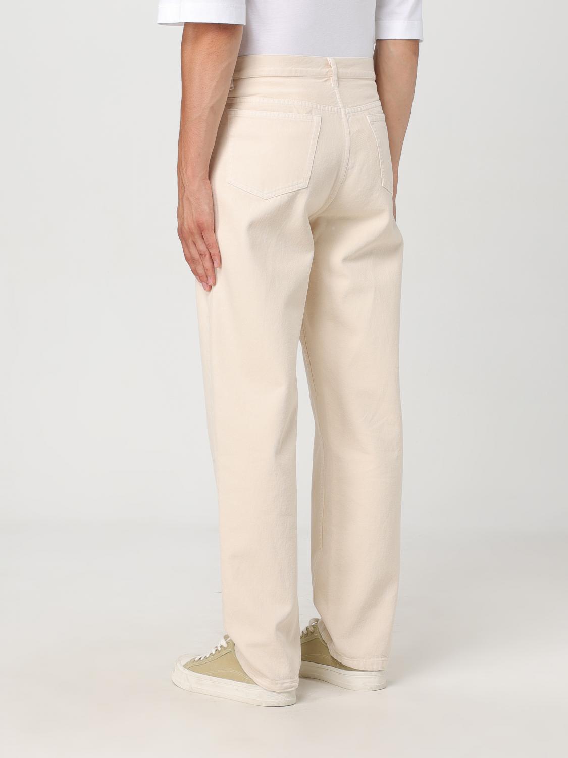 A.P.C. JEANS: Jeans homme A.P.C., Beige - Img 3