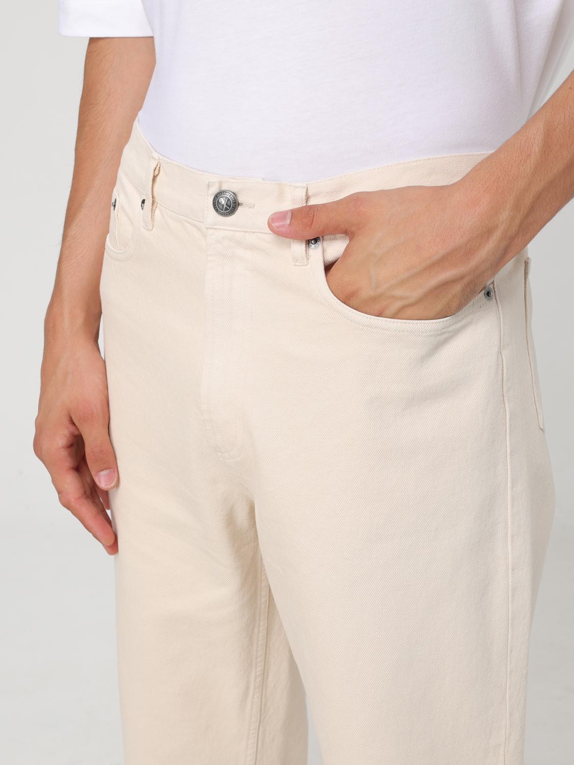A.P.C. JEANS: Jeans homme A.P.C., Beige - Img 4