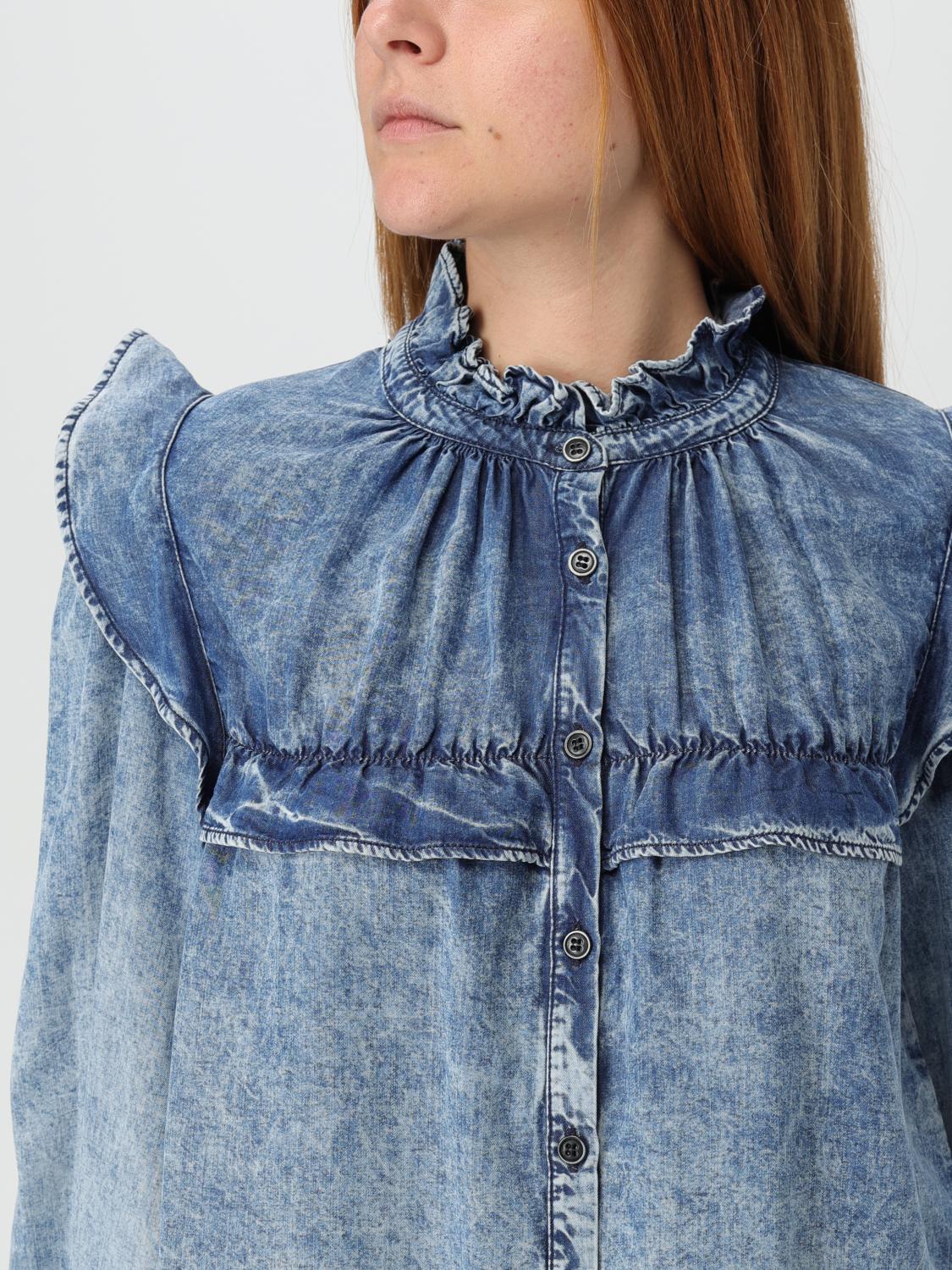 Isabel Marant Etoile lyocell shirt - Blue | CH0005FEB3H01E