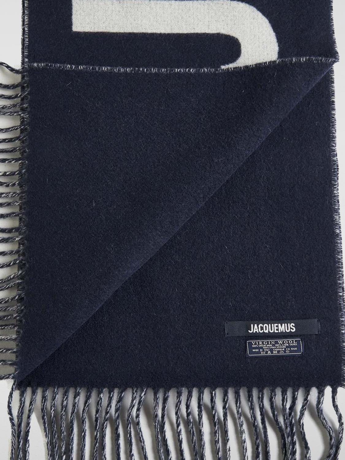 JACQUEMUS SCARF: Scarf men Jacquemus, Blue - Img 3