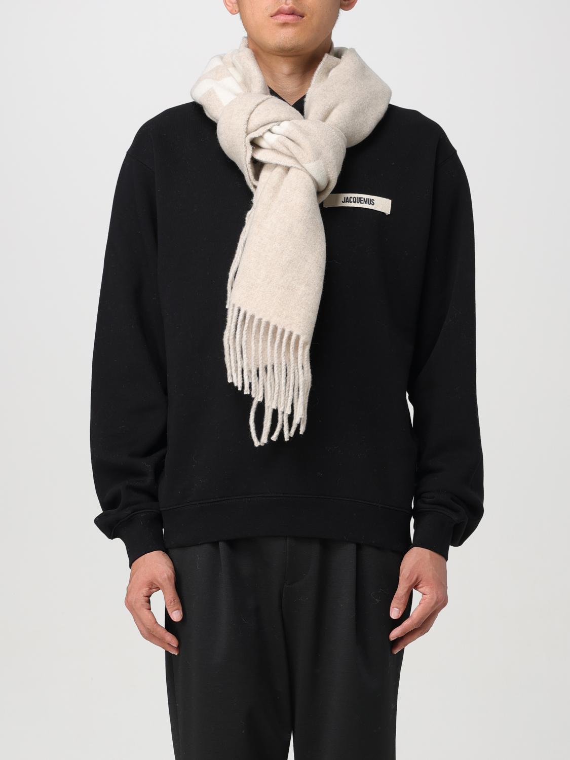 JACQUEMUS SCARF: Scarf men Jacquemus, Beige - Img 2