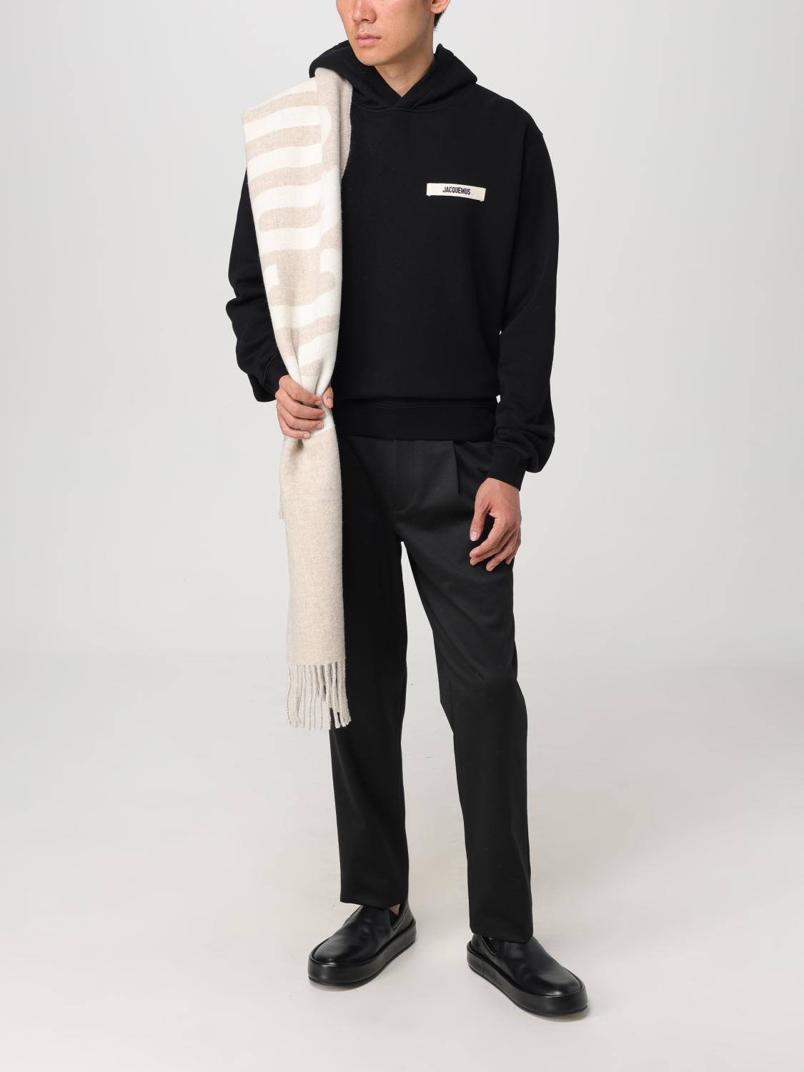 JACQUEMUS SCARF: Scarf men Jacquemus, Beige - Img 4