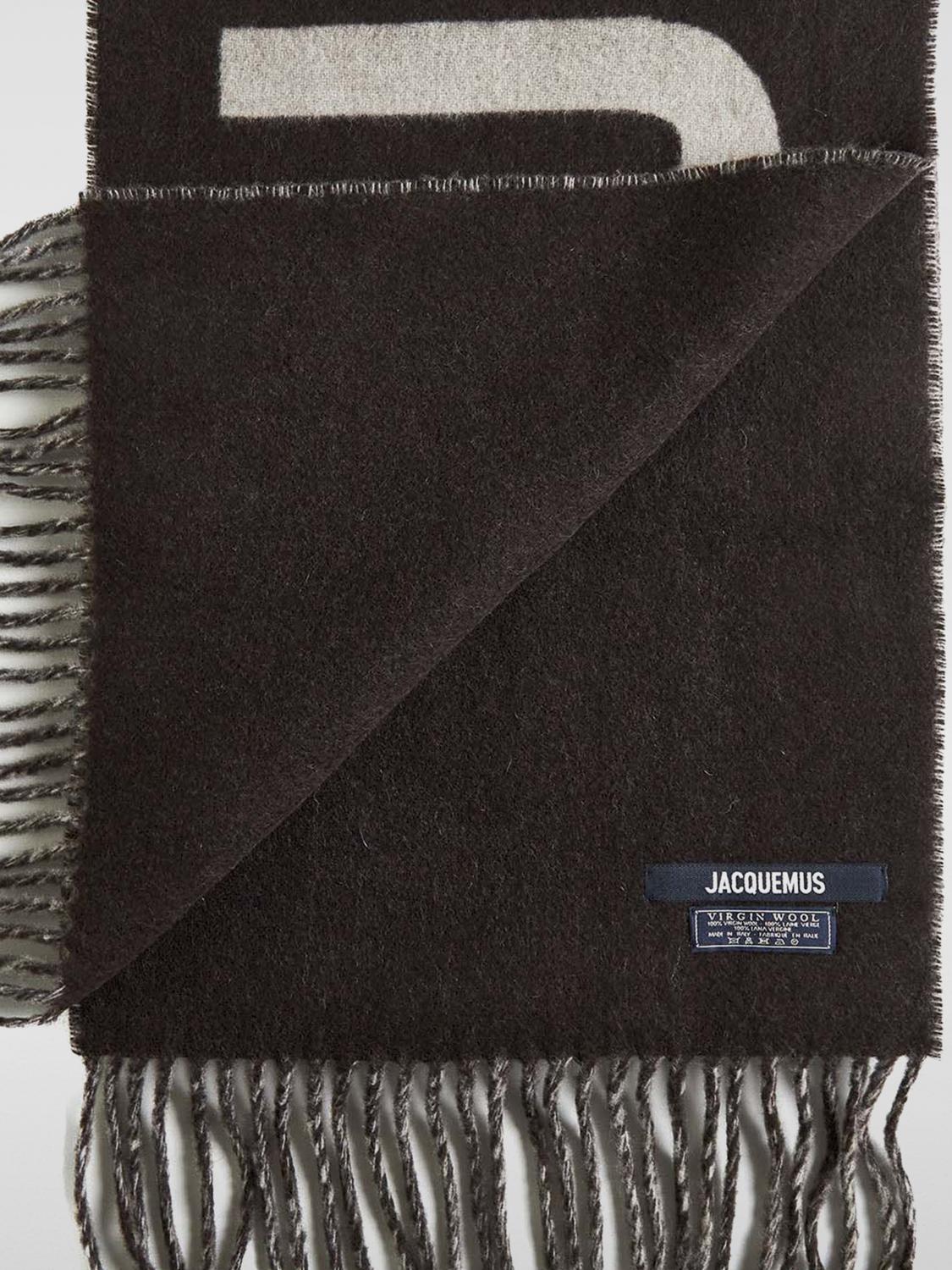 JACQUEMUS SCHAL: Schal herren Jacquemus, Braun - Img 3