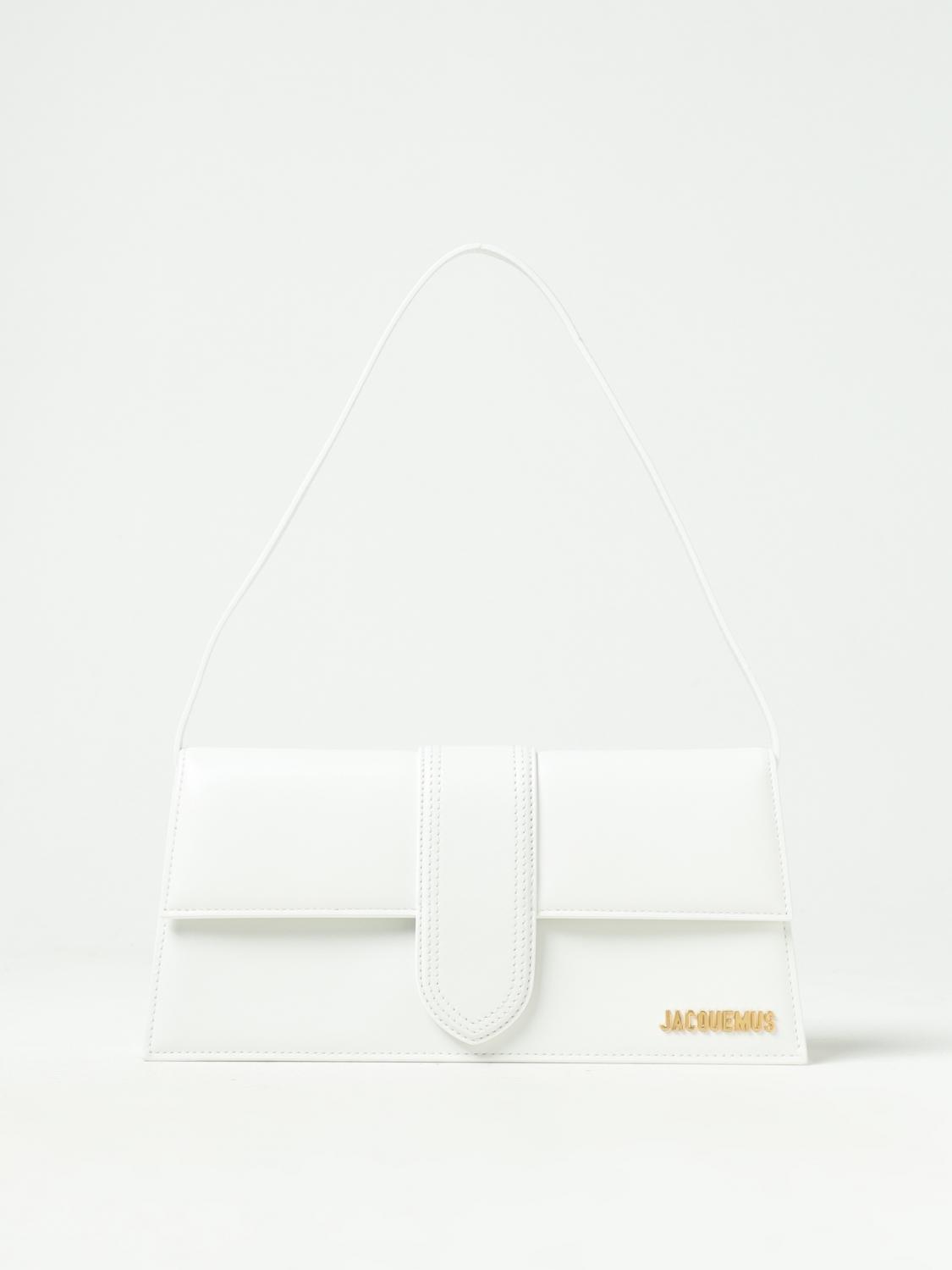 JACQUEMUS BORSA A SPALLA: Borsa a spalla Le Bambino Long Jacquemus, Bianco 1 - Img 1