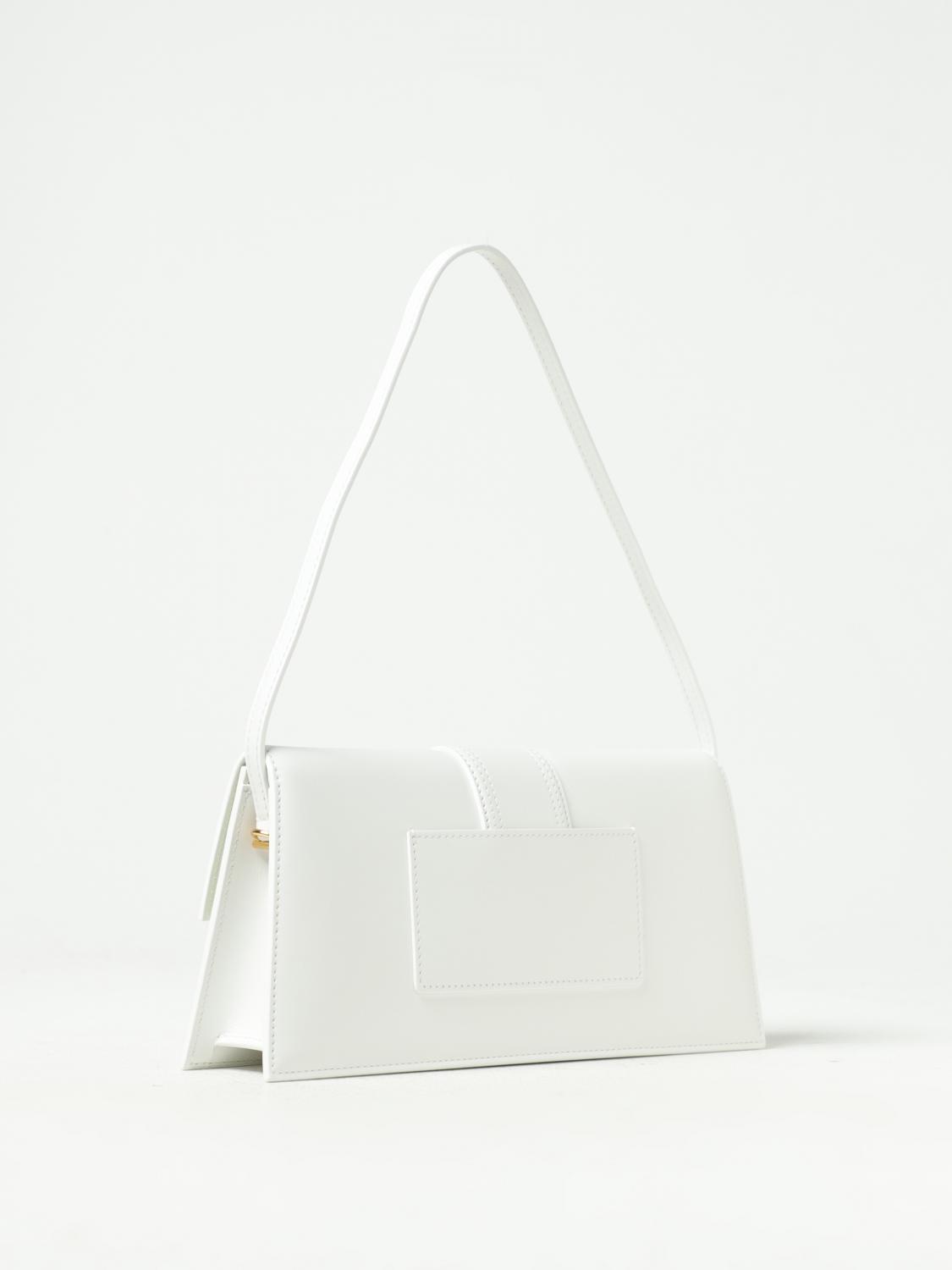 JACQUEMUS BORSA A SPALLA: Borsa a spalla Le Bambino Long Jacquemus, Bianco 1 - Img 2