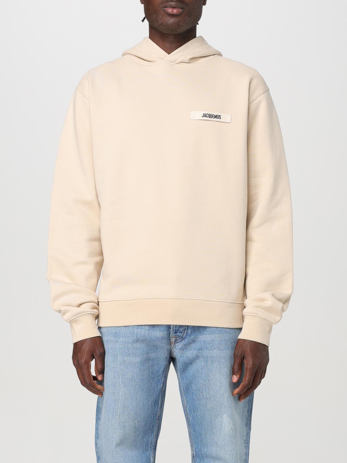 JACQUEMUS Sweatshirt homme Beige Sweatshirt Jacquemus 245JS2472036 en ligne sur GIGLIO.COM