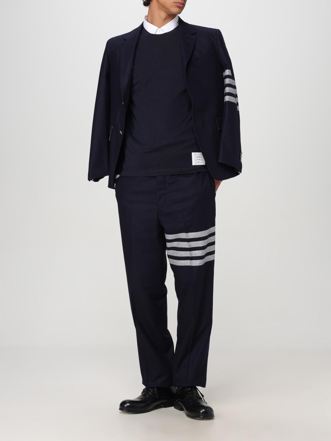 THOM BROWNE PANTALONI: Pantalone Thom Browne in lana , Blue Navy - Img 2