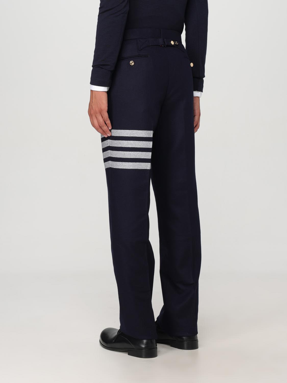 THOM BROWNE PANTALONI: Pantalone Thom Browne in lana , Blue Navy - Img 3