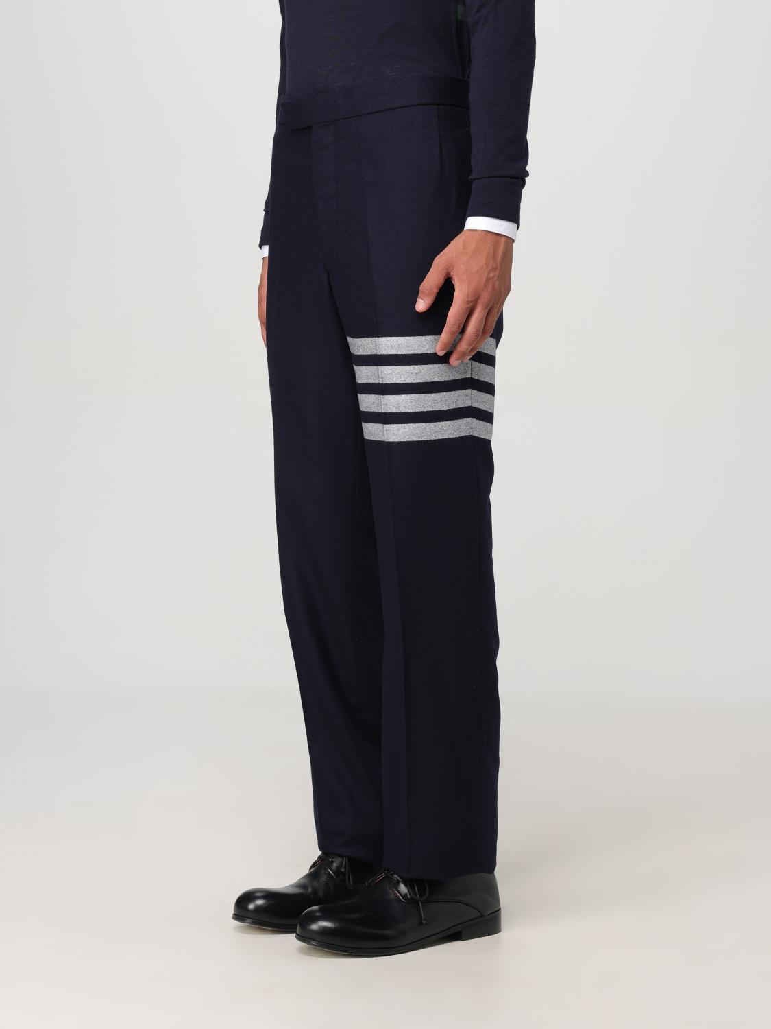 THOM BROWNE PANTALONI: Pantalone Thom Browne in lana , Blue Navy - Img 4