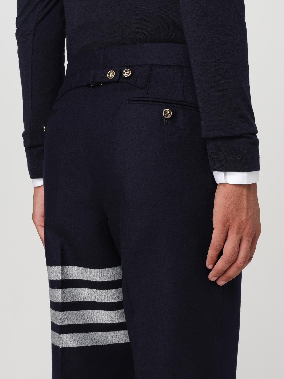 THOM BROWNE PANTALONI: Pantalone Thom Browne in lana , Blue Navy - Img 5