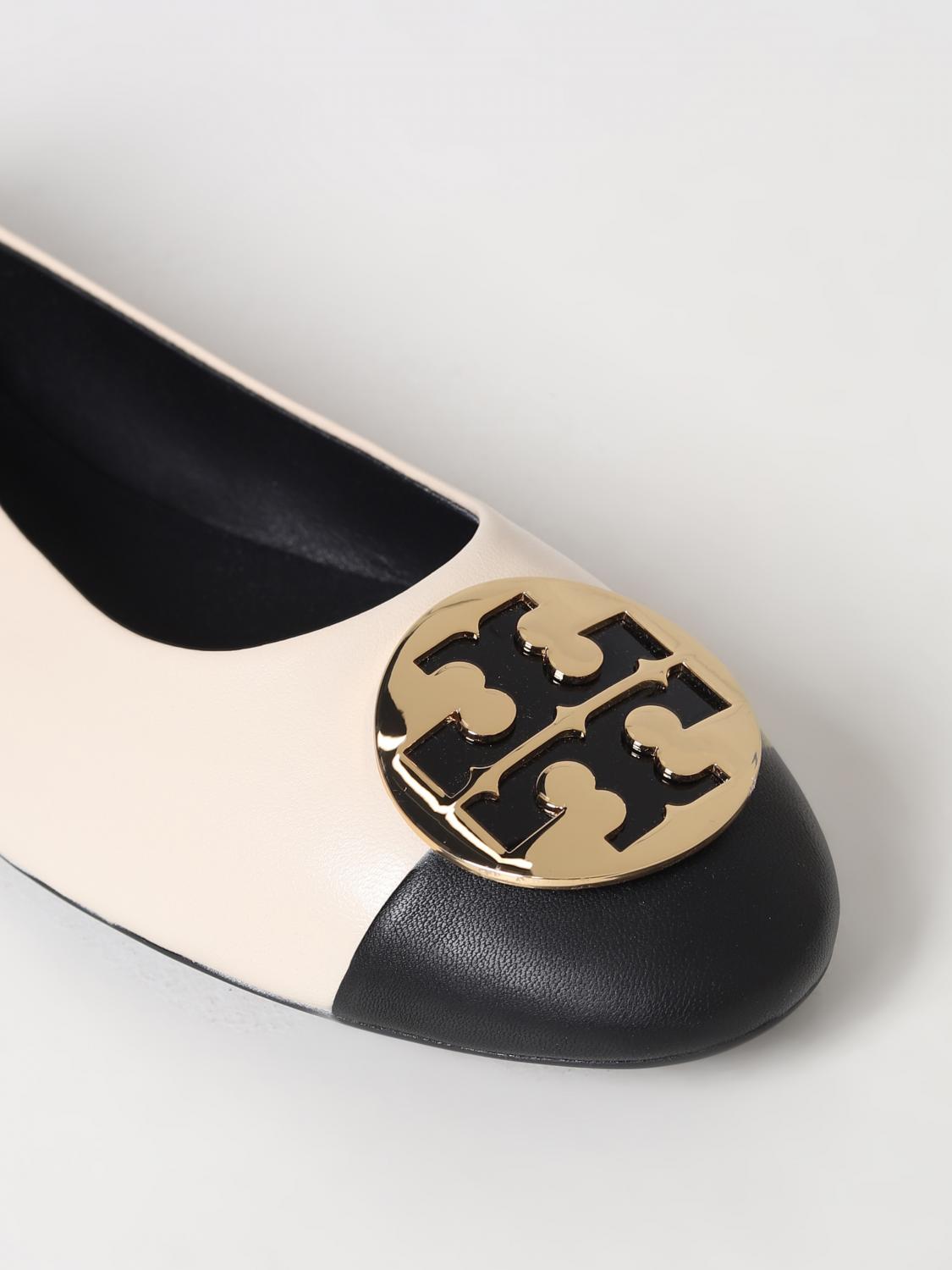 TORY BURCH BALLERINE: Ballerina Claire Tory Burch in nappa , Beige - Img 4