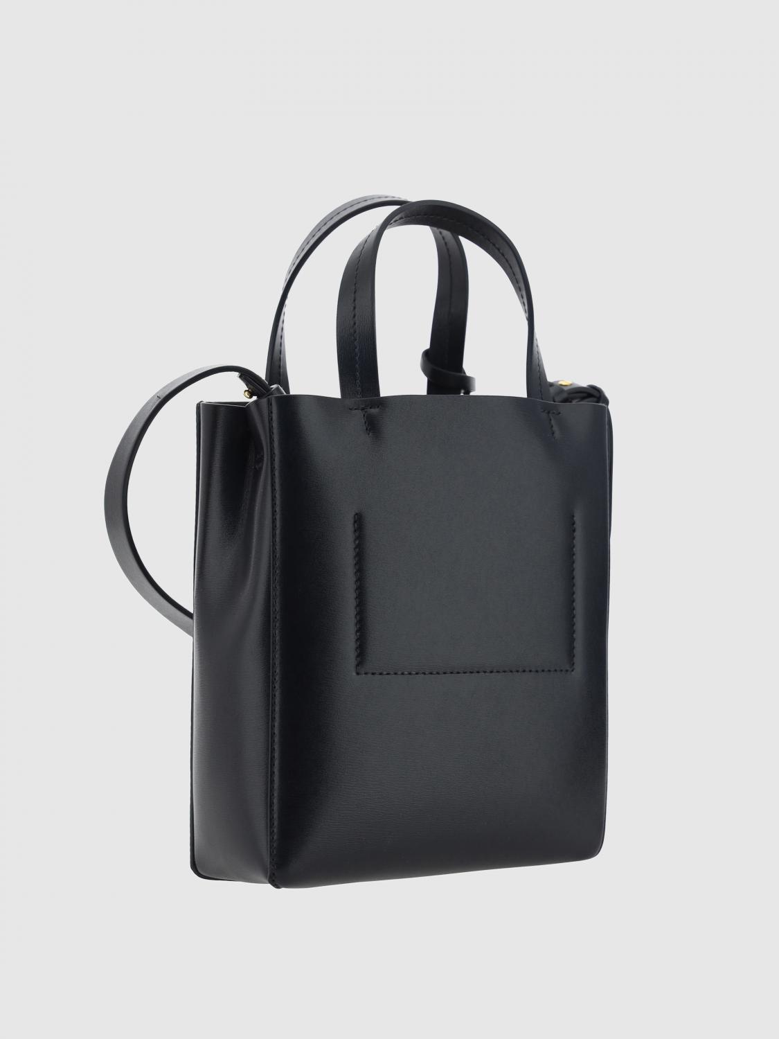 JIL SANDER BORSA MINI: Borsa Bond Jil Sander in pelle , Nero - Img 2