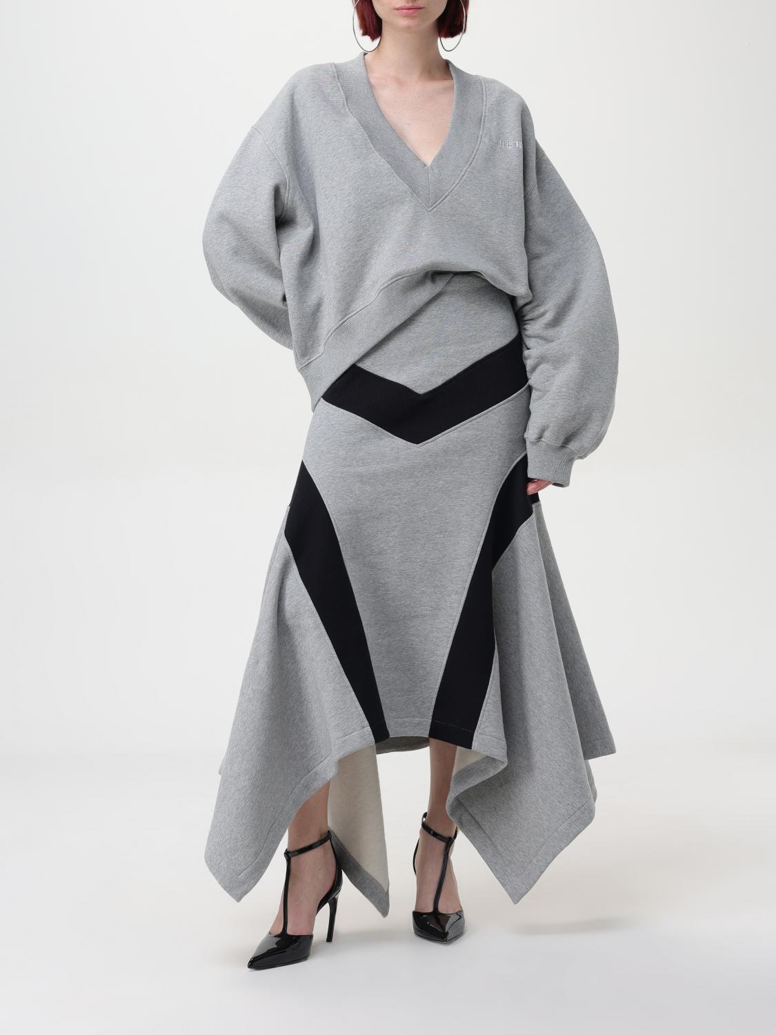 THE ATTICO FALDA: Falda mujer The Attico, Gris - Img 2