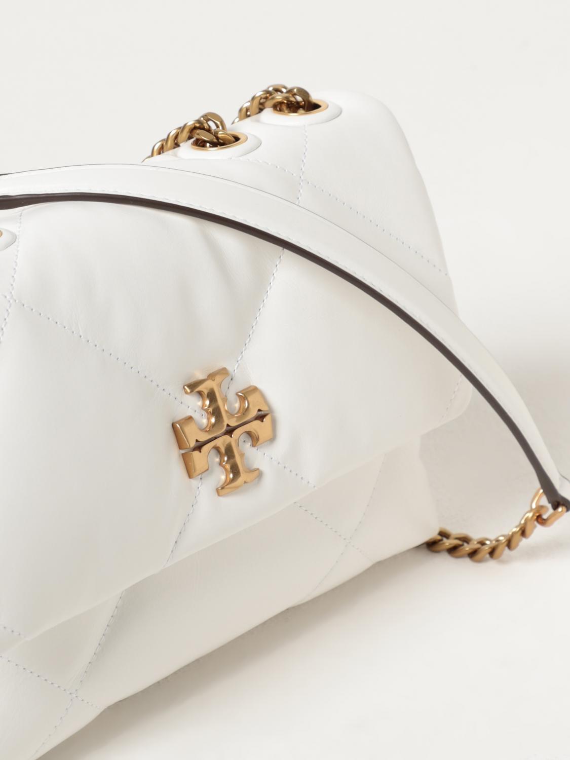 TORY BURCH BORSA MINI: Borsa Kira Tory Burch in nappa matelassè , Bianco - Img 3