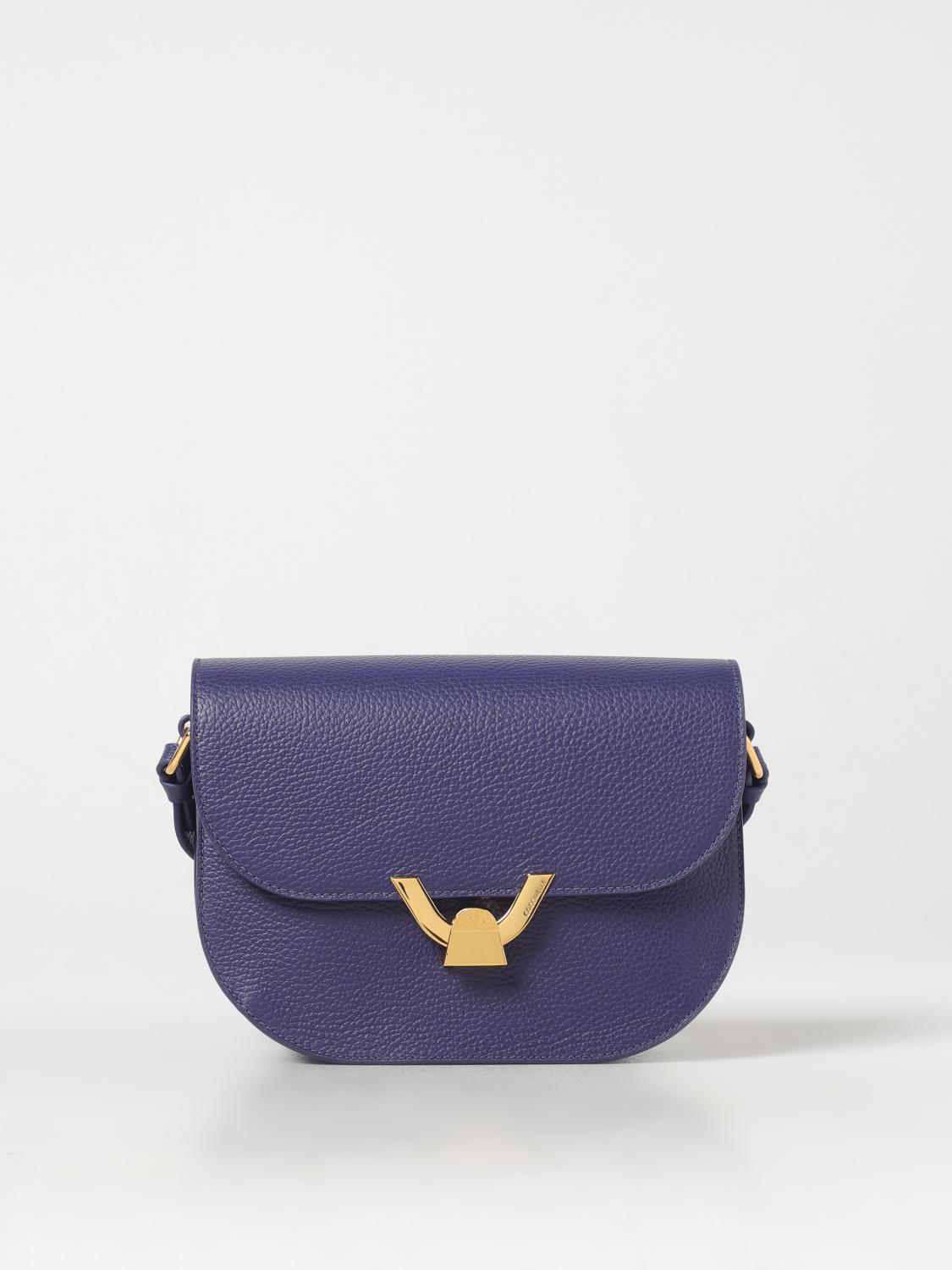 COCCINELLE MINI SAC À MAIN: Sac porté épaule femme Coccinelle, Bleu - Img 1