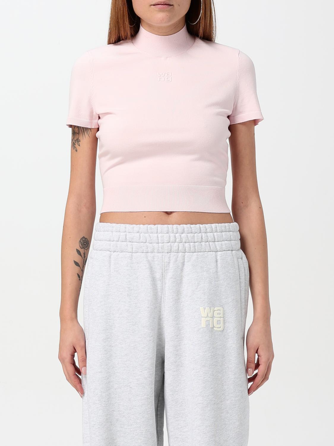 T BY ALEXANDER WANG CARDIGAN: Sweater woman T by Alexander Wang, Pink - Img 1